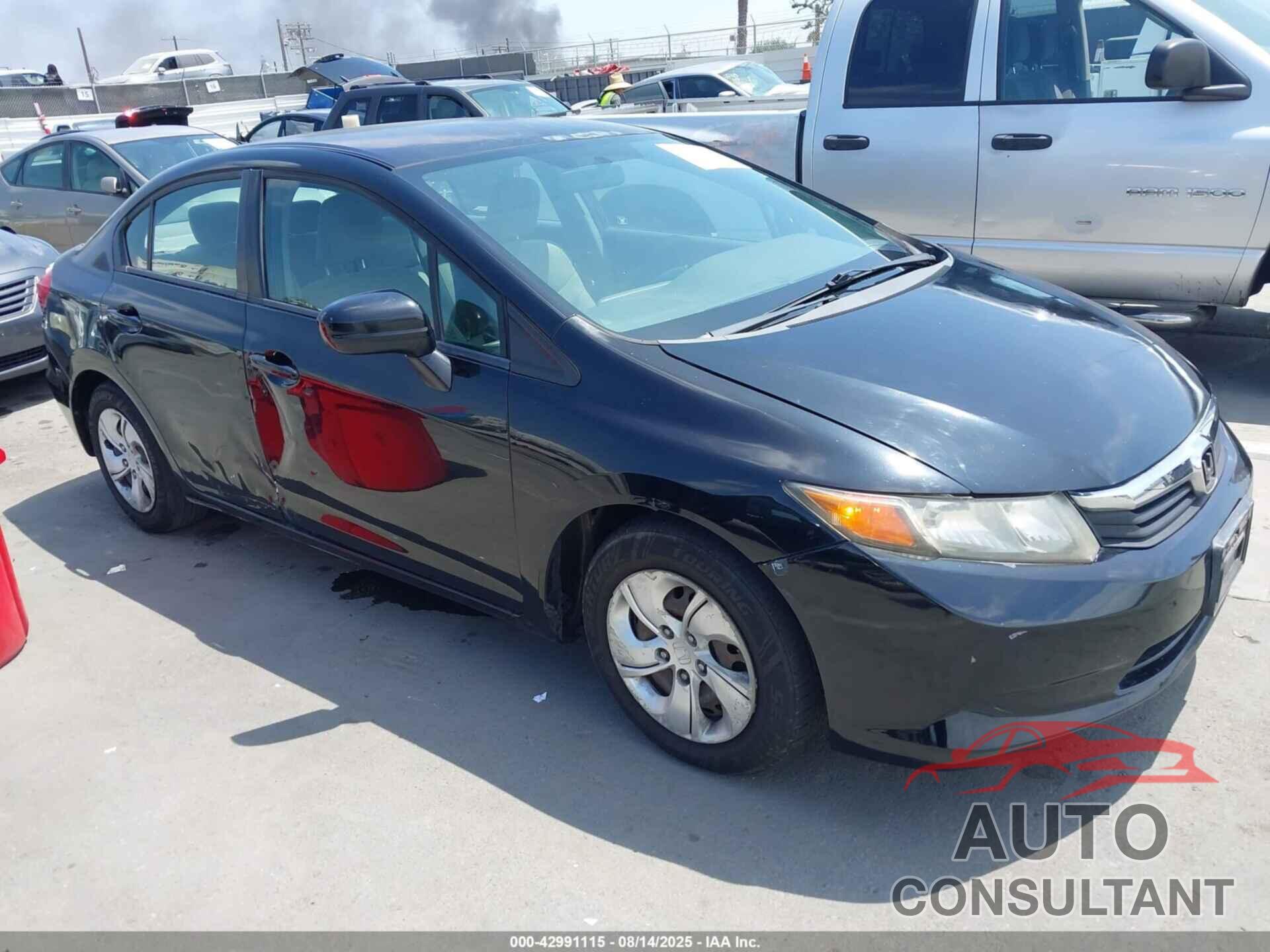 HONDA CIVIC 2012 - 19XFB2F51CE391058