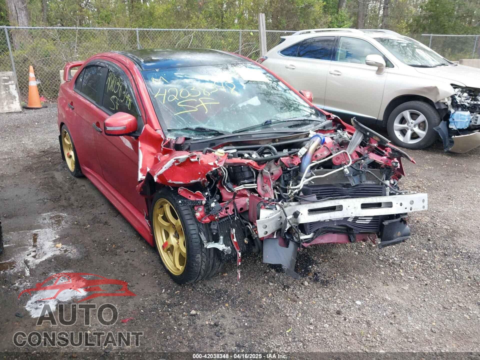 MITSUBISHI LANCER EVOLUTION 2015 - JA32W7FV9FU028768