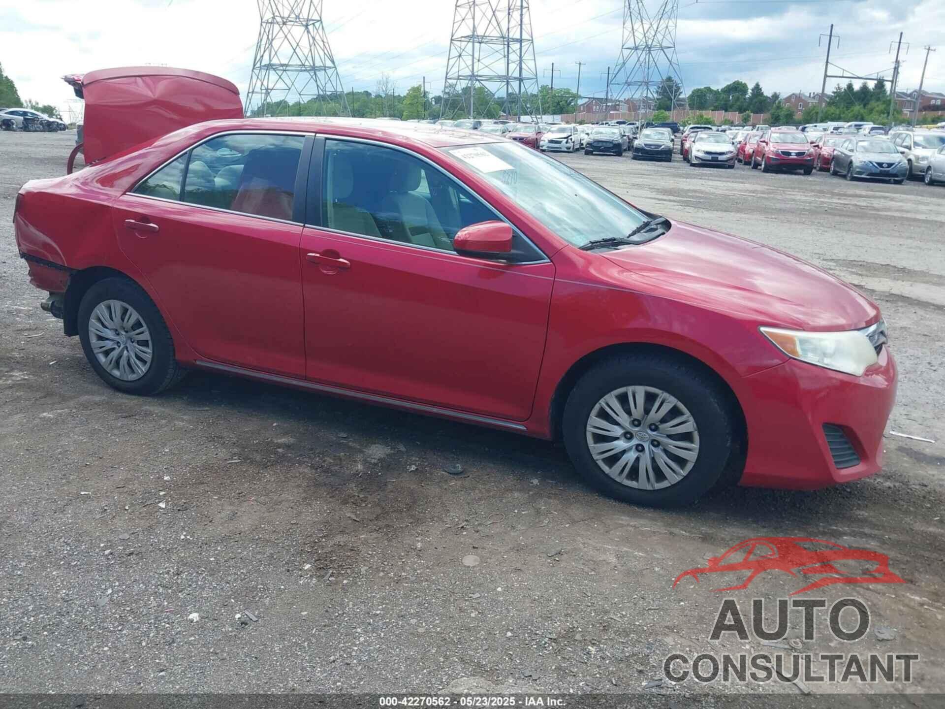 TOYOTA CAMRY 2012 - 4T4BF1FK8CR207126