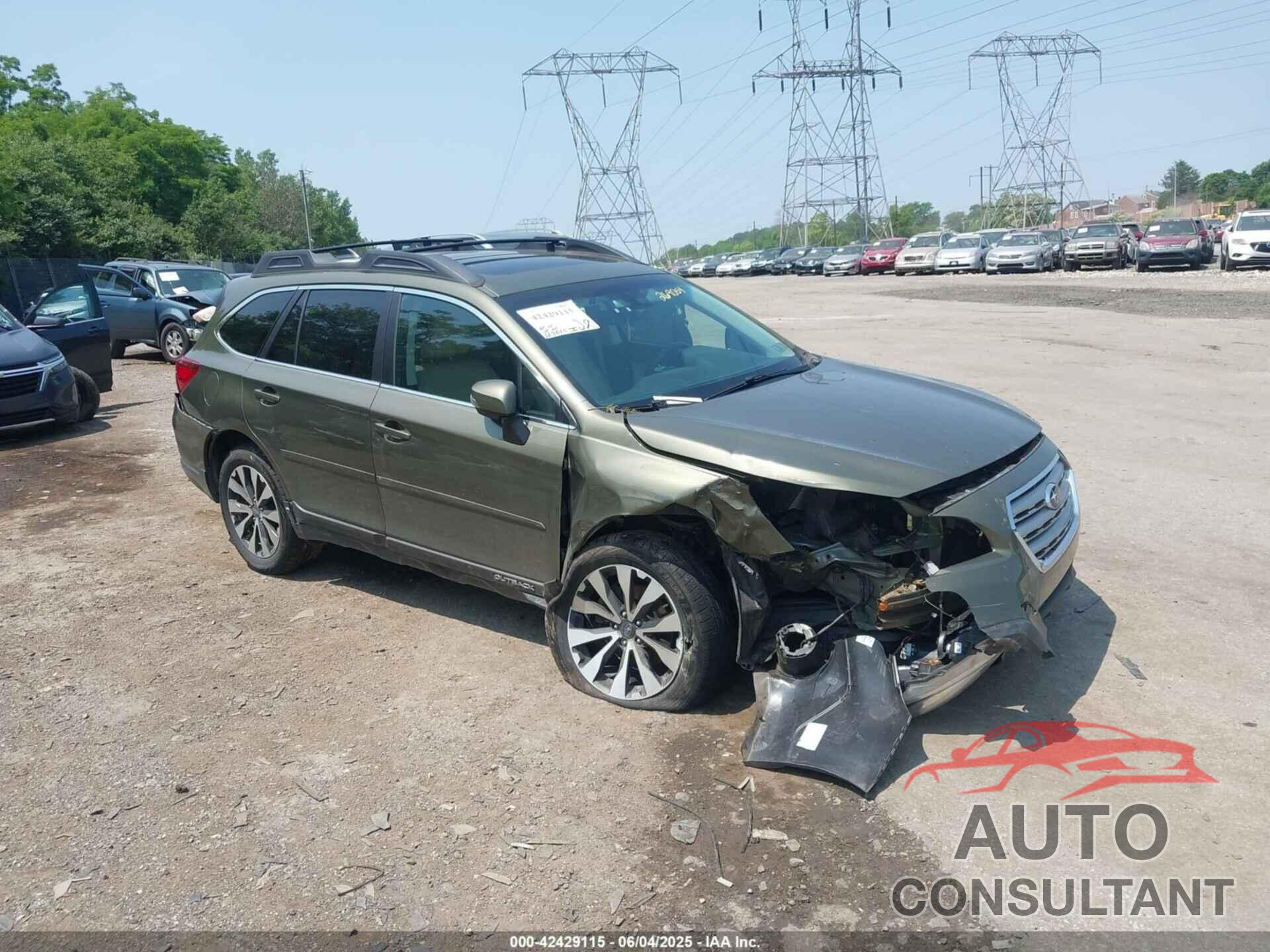 SUBARU OUTBACK 2017 - 4S4BSANC4H3269054