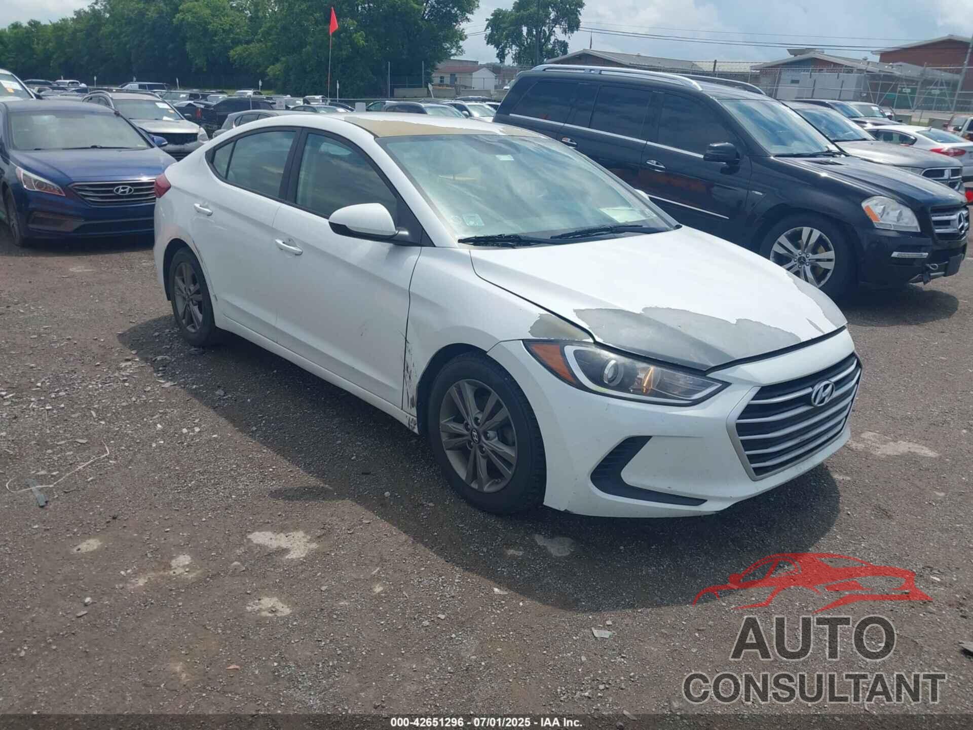 HYUNDAI ELANTRA 2018 - 5NPD84LF9JH239844