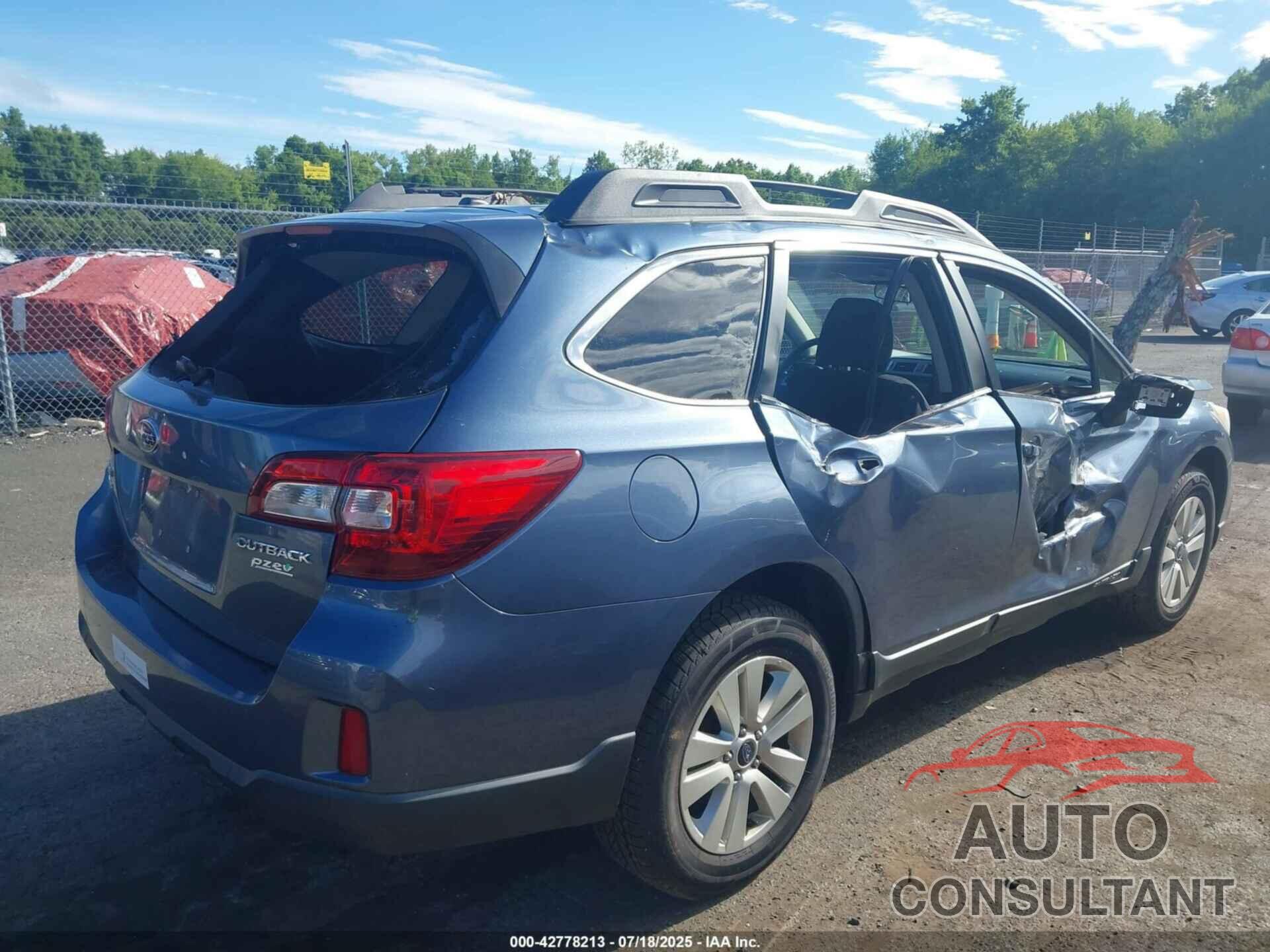 SUBARU OUTBACK 2015 - 4S4BSACC4F3319614