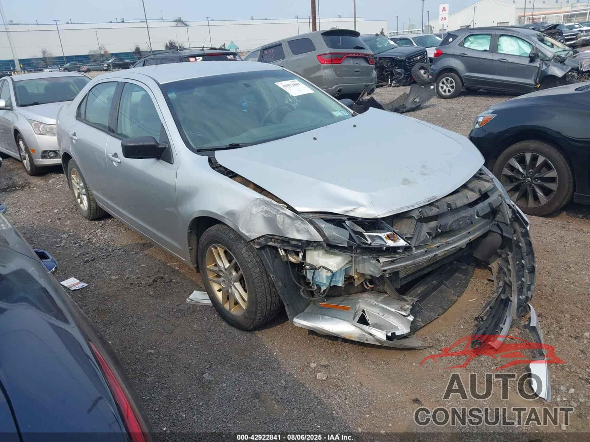 FORD FUSION 2012 - 3FAHP0GA7CR409829
