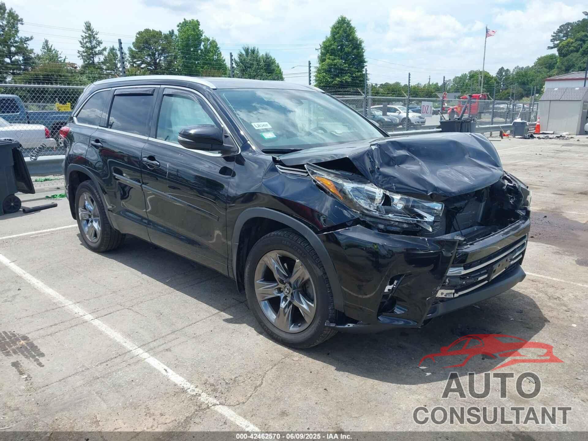 TOYOTA HIGHLANDER 2017 - 5TDDZRFH5HS461115