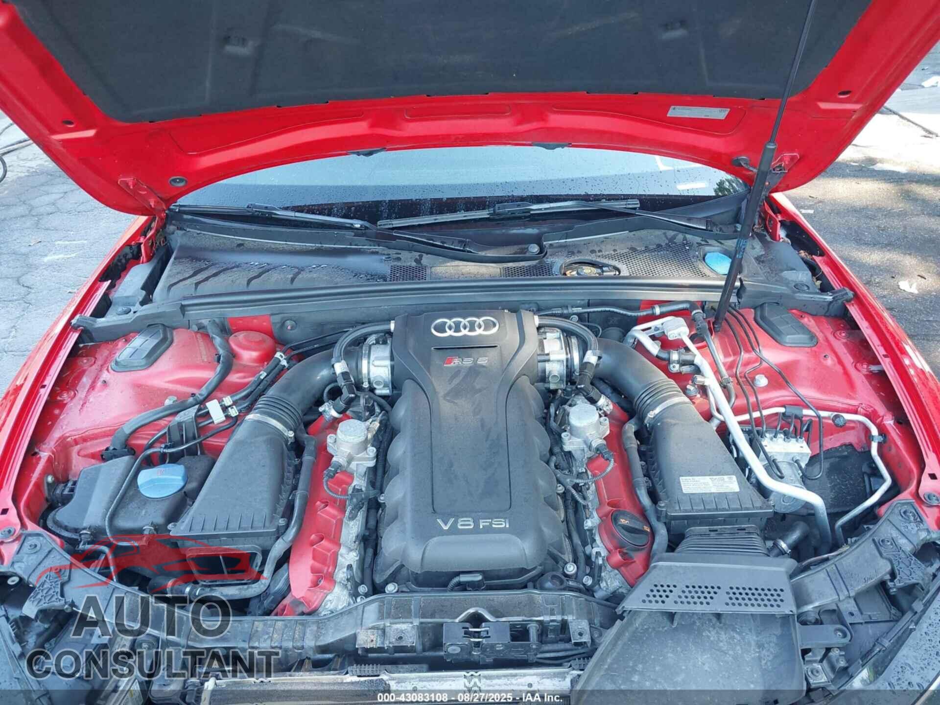 AUDI RS 5 2013 - WUAC6AFR1DA900108