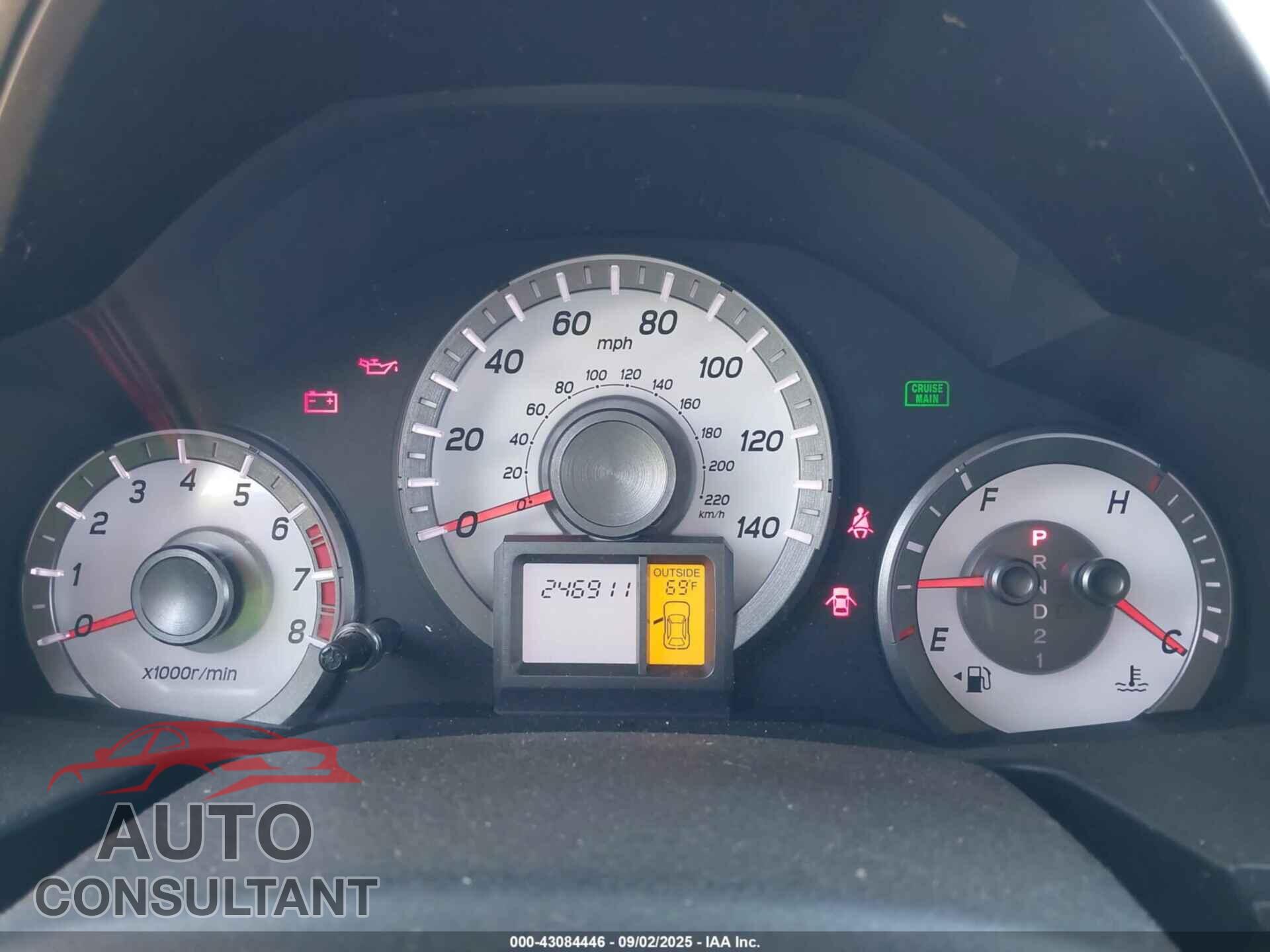 HONDA PILOT 2012 - 5FNYF3H57CB040973
