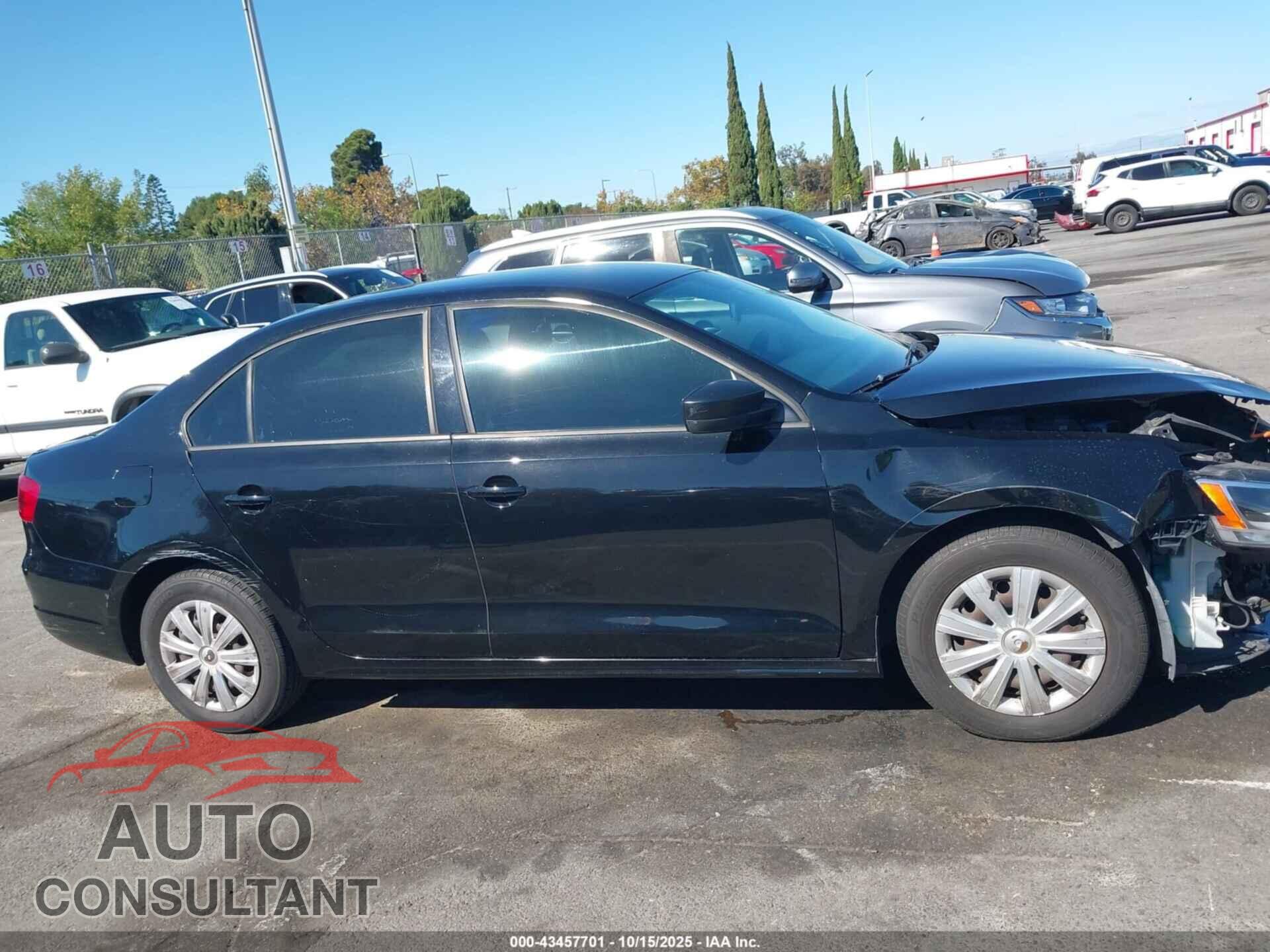 VOLKSWAGEN JETTA 2013 - 3VW2K7AJ7DM383132