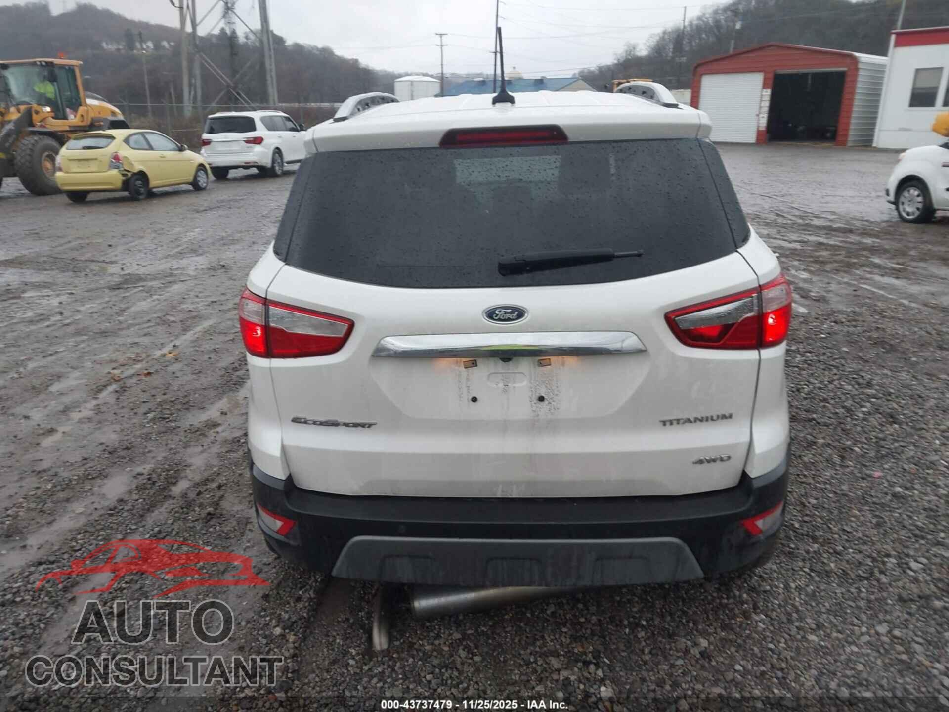 FORD ECOSPORT 2020 - MAJ6S3KL9LC382955