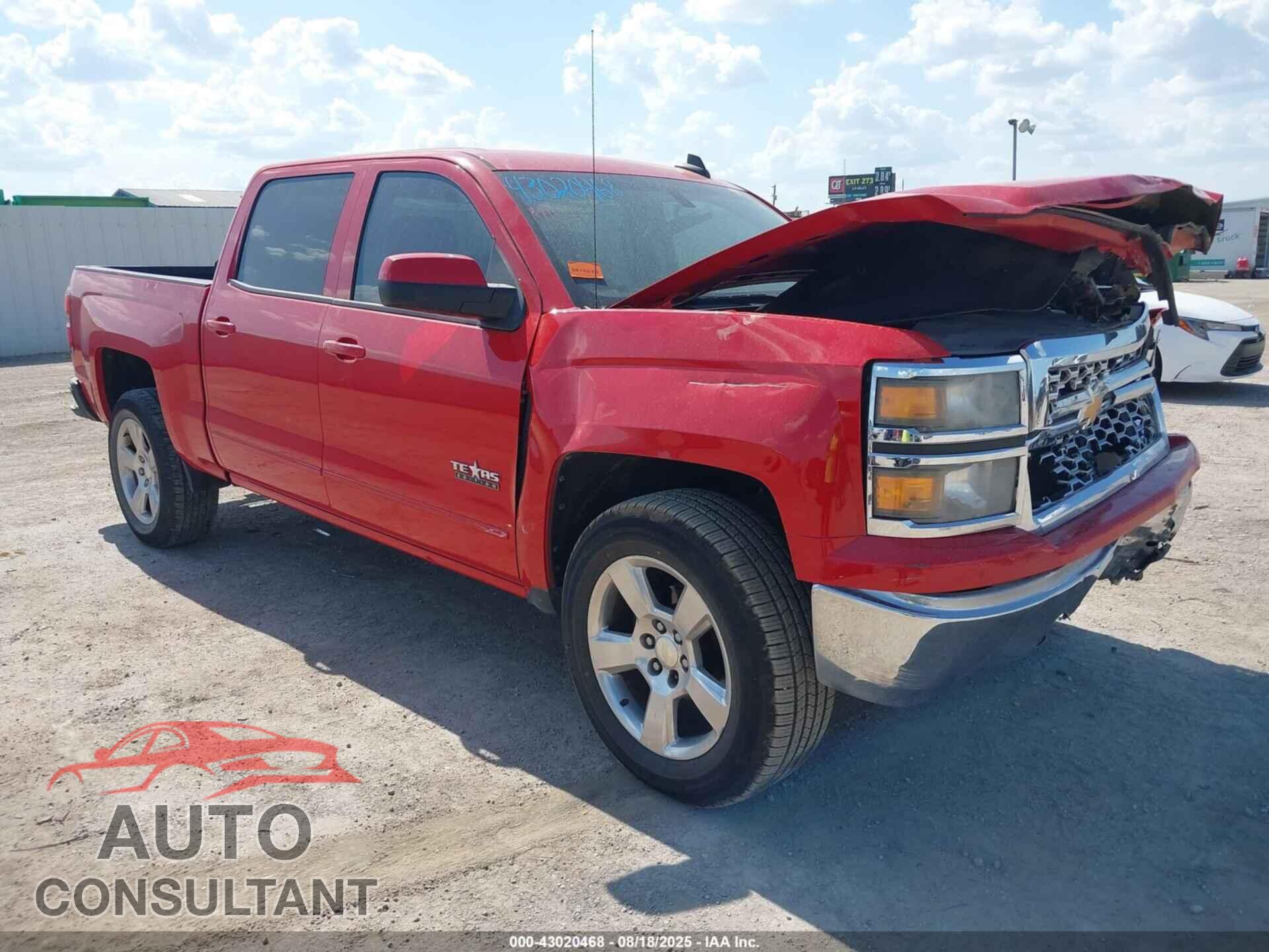 CHEVROLET SILVERADO 1500 2015 - 3GCPCREC8FG123725