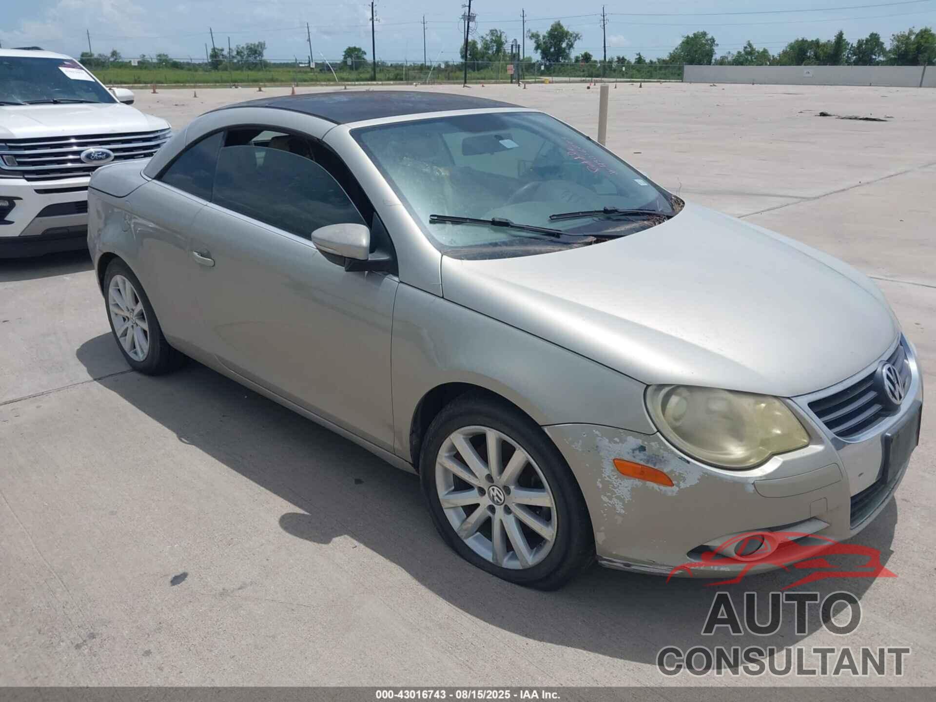 VOLKSWAGEN EOS 2010 - WVWBA7AH0AV012477