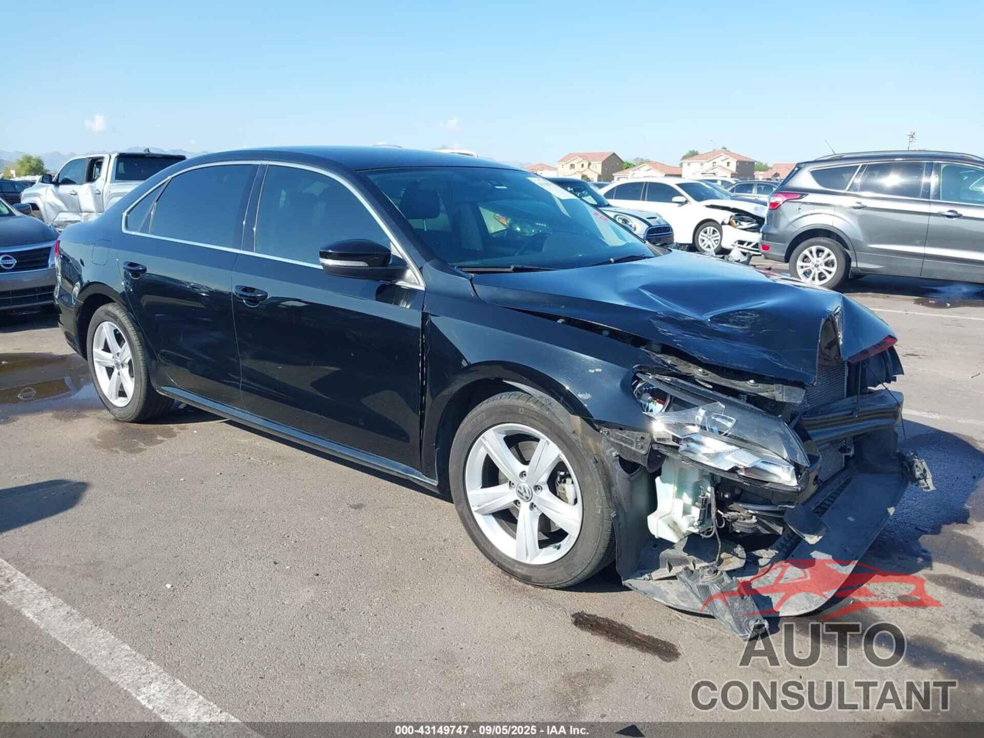 VOLKSWAGEN PASSAT 2015 - 1VWAT7A36FC078722
