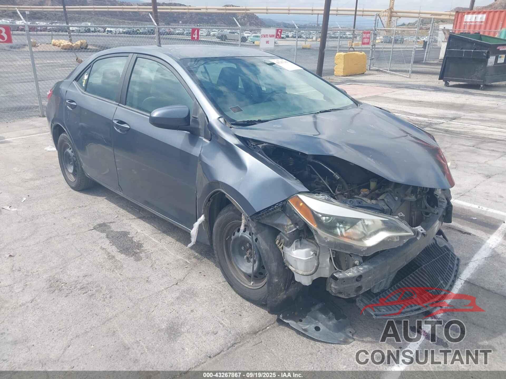 TOYOTA COROLLA 2016 - 5YFBURHE7GP396882