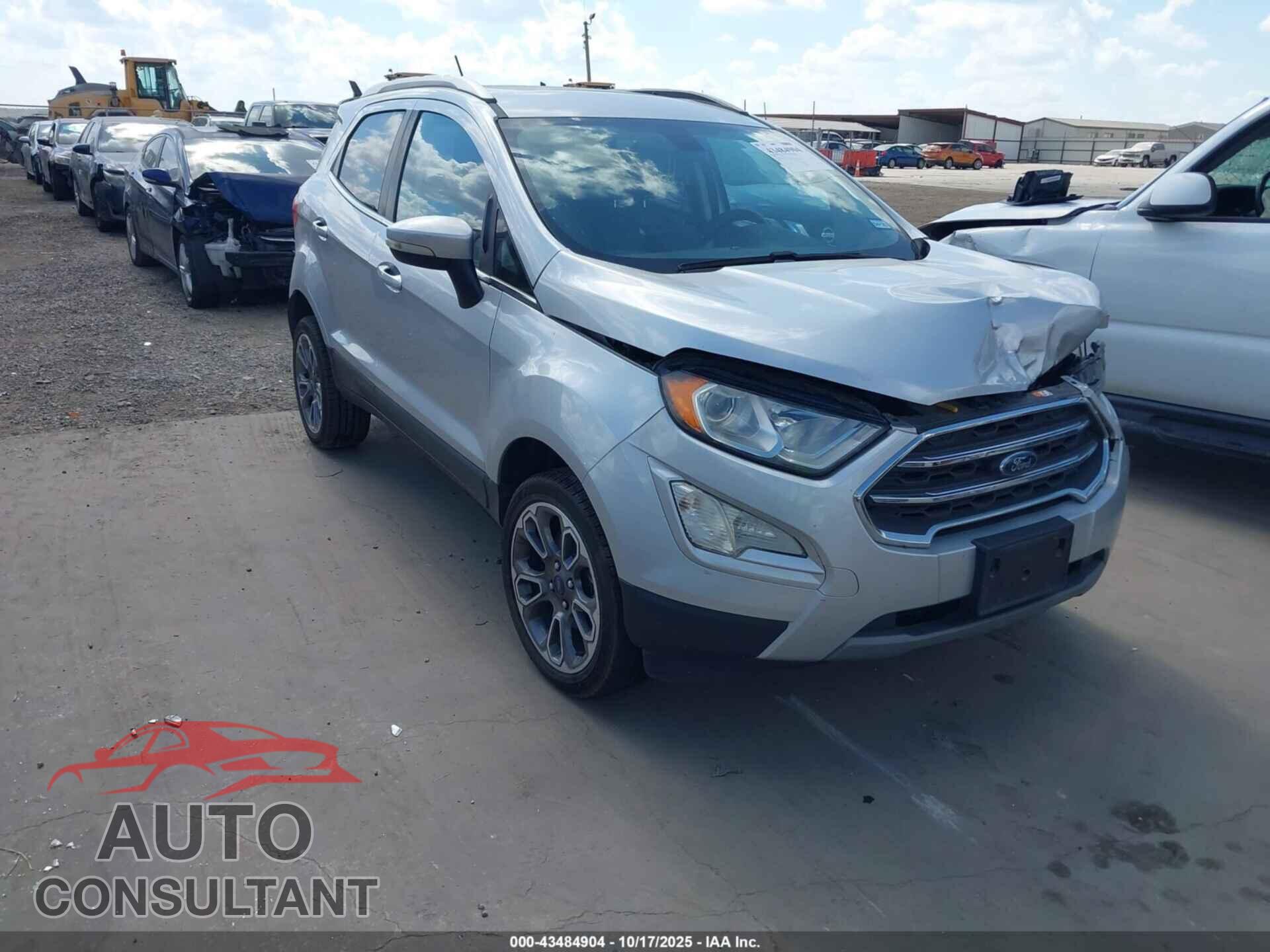 FORD ECOSPORT 2020 - MAJ6S3KL2LC364572