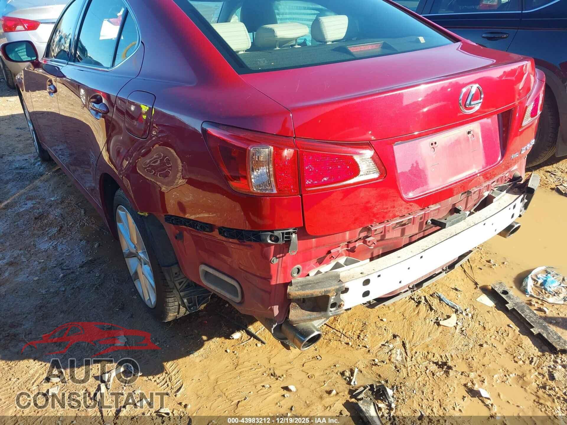 LEXUS IS 250 2012 - JTHCF5C20C5058041