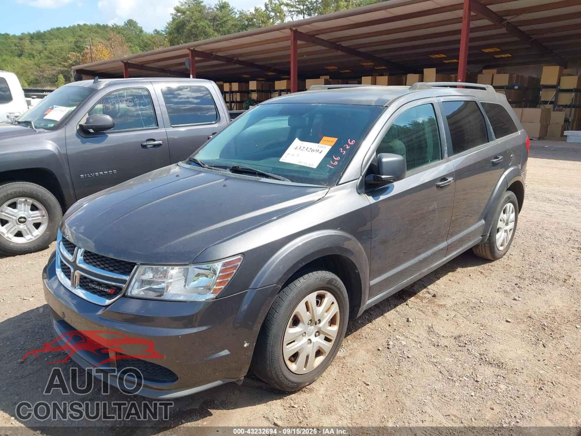 DODGE JOURNEY 2016 - 3C4PDCAB0GT166326