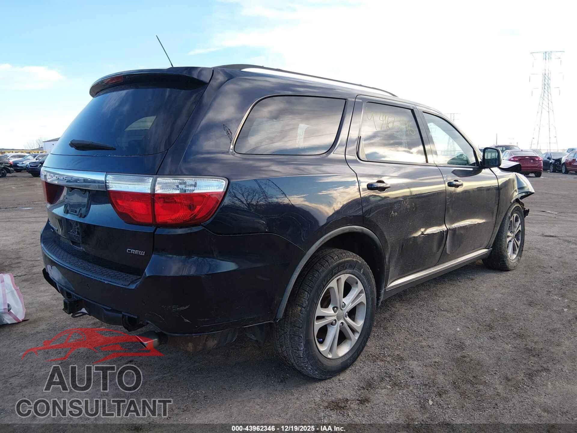 DODGE DURANGO 2011 - 1D4RE4GG5BC653558