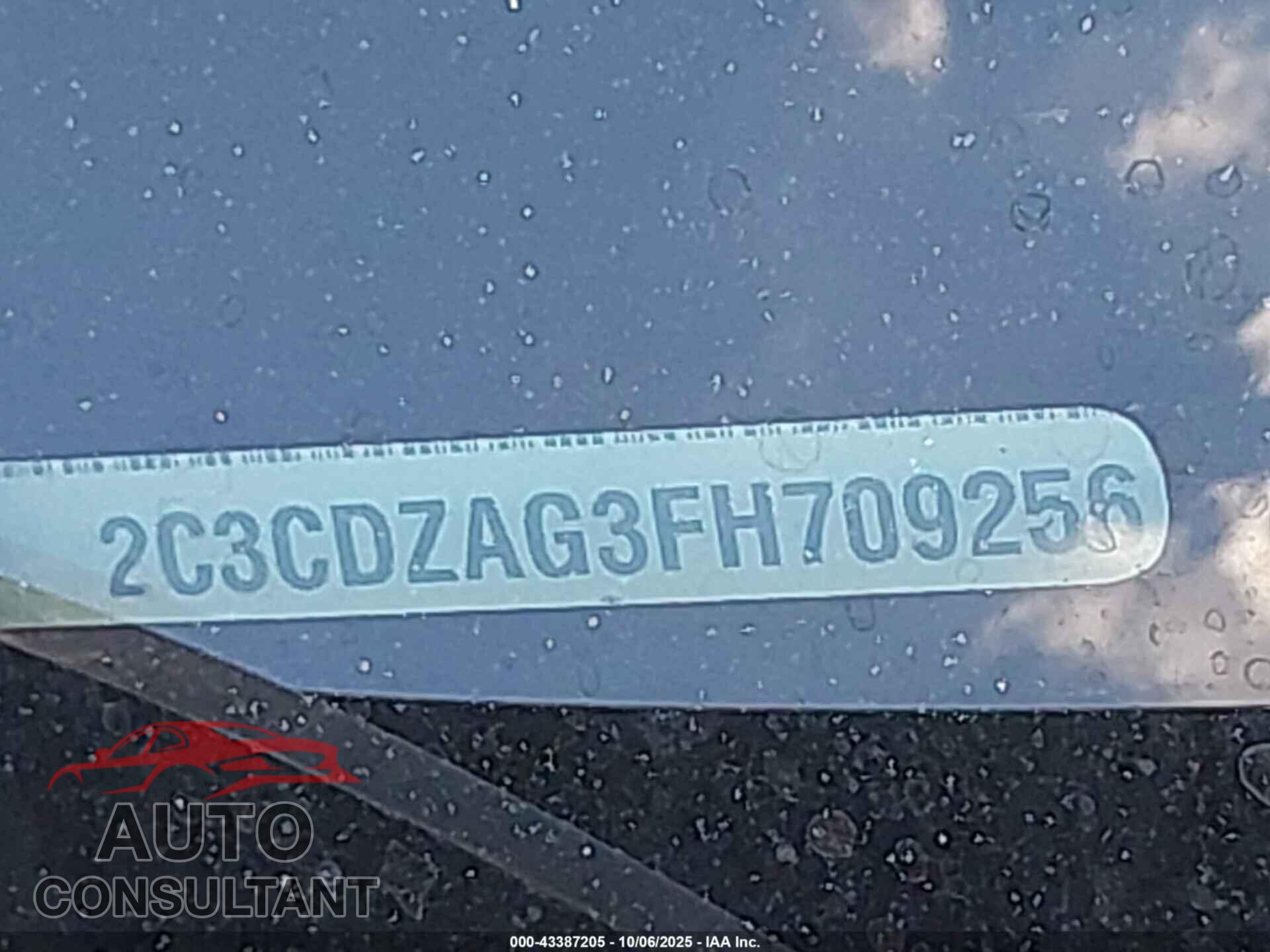 DODGE CHALLENGER 2015 - 2C3CDZAG3FH709256