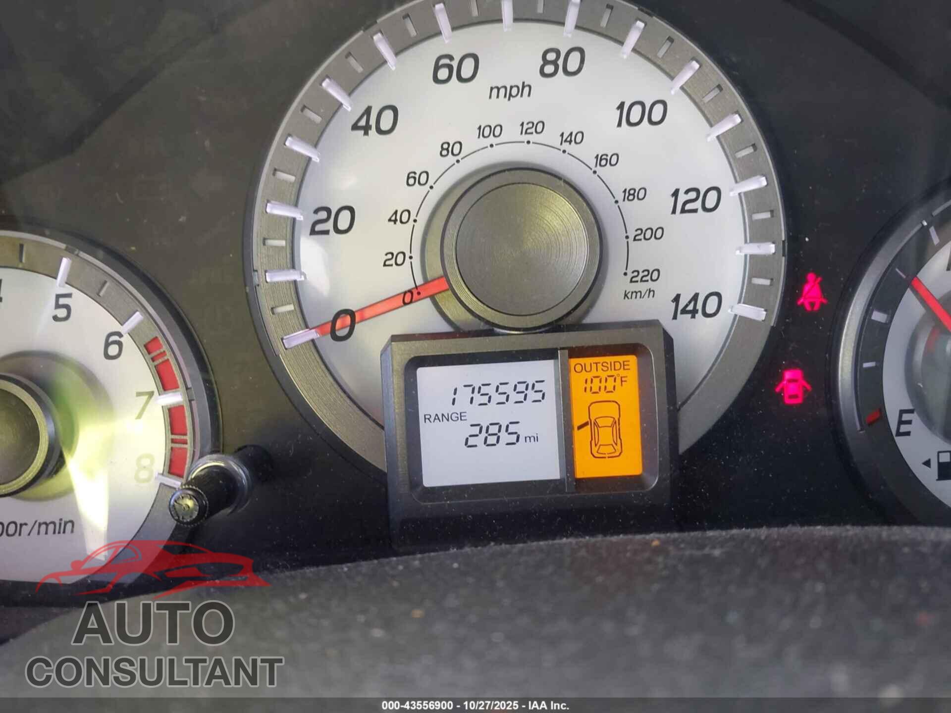 HONDA PILOT 2012 - 5FNYF3H41CB035663