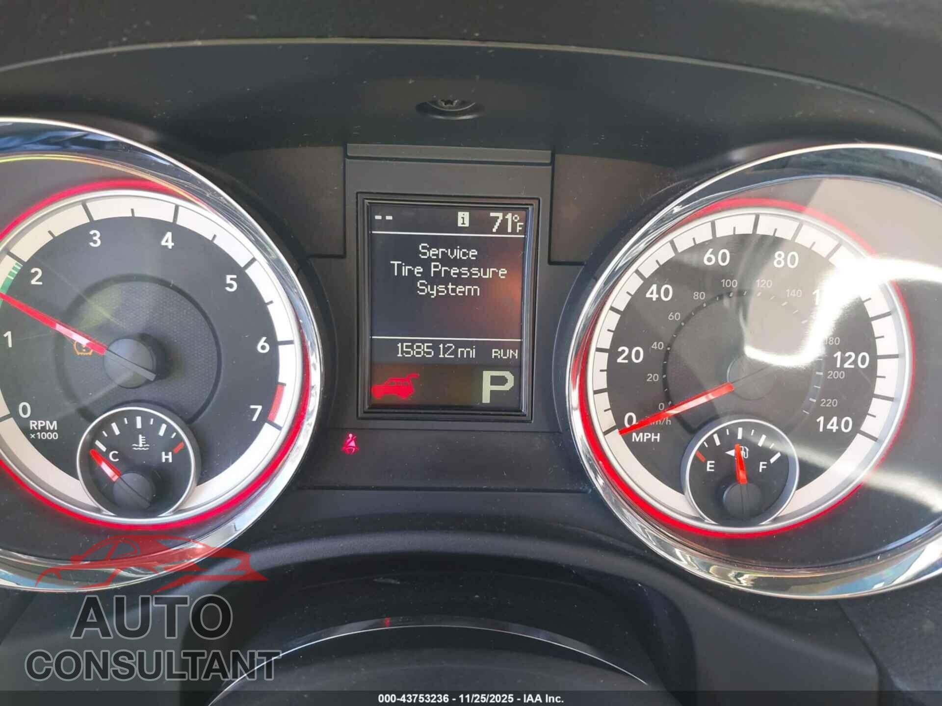 DODGE DURANGO 2013 - 1C4RDHDG2DC664290