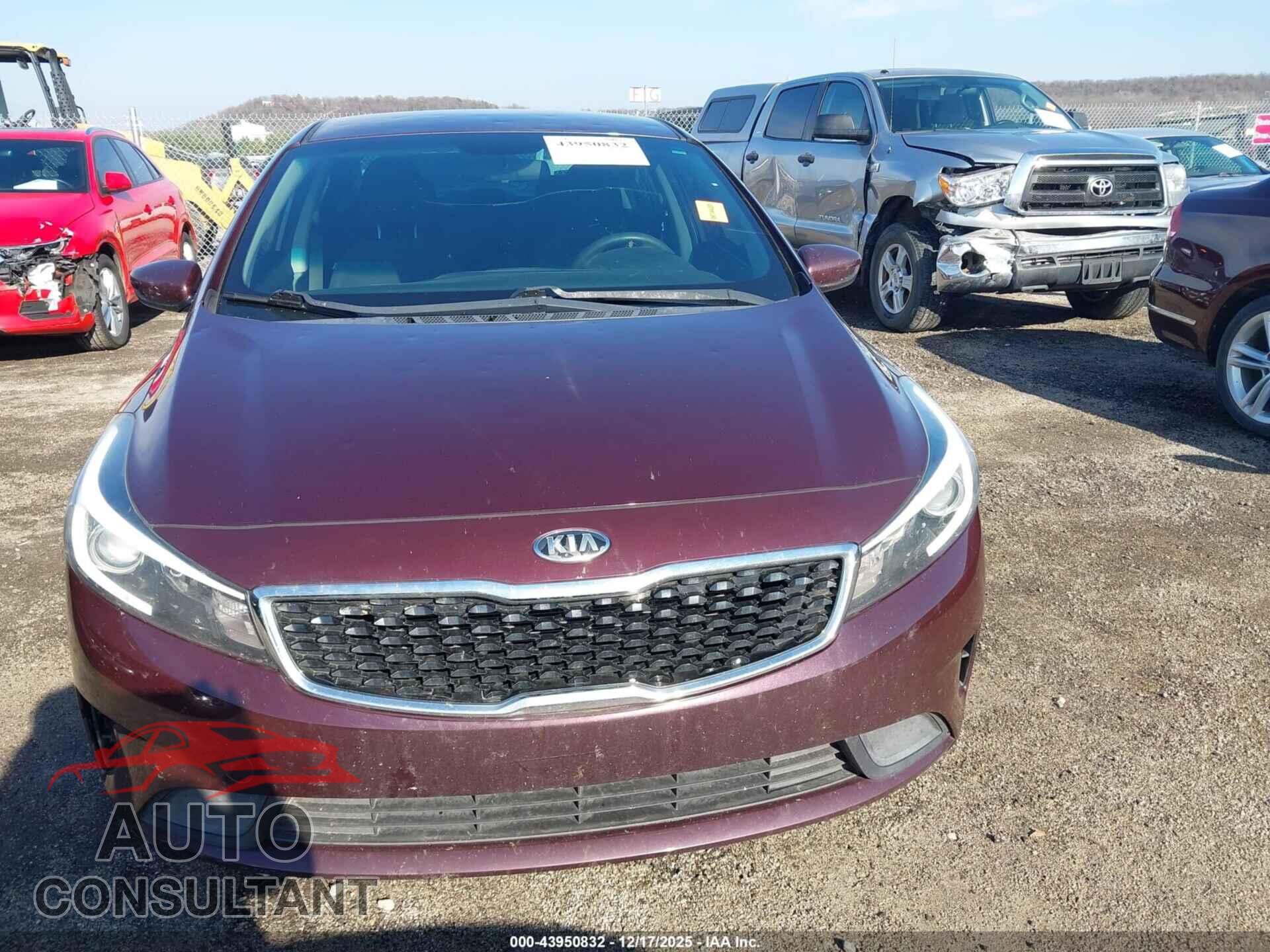 KIA FORTE 2017 - 3KPFL4A78HE121236