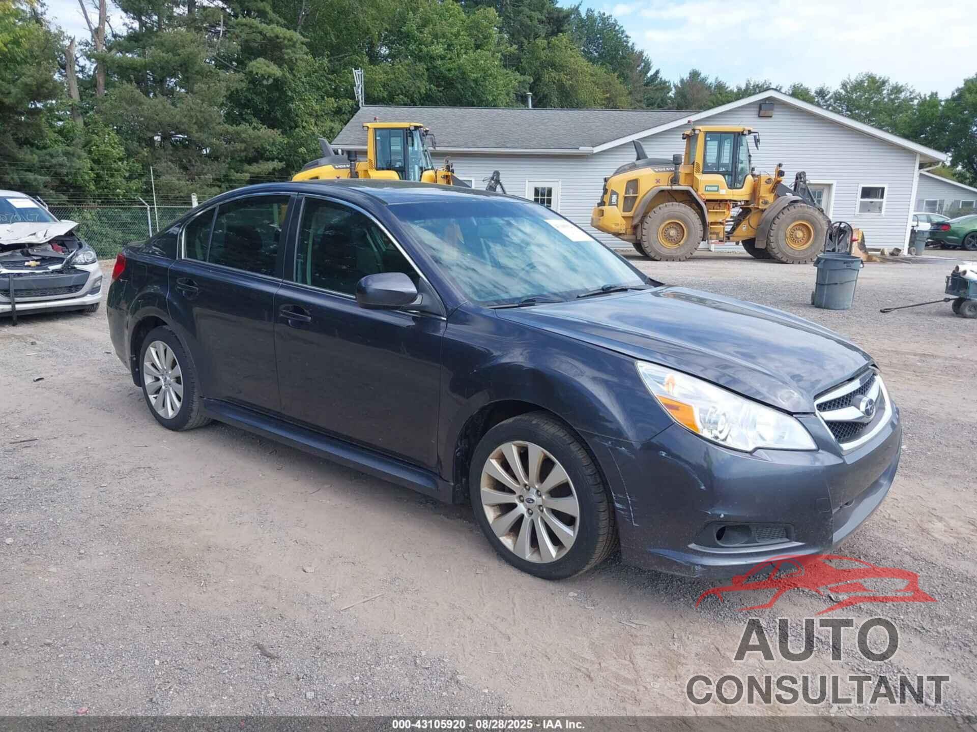 SUBARU LEGACY 2012 - 4S3BMCK69C3035736
