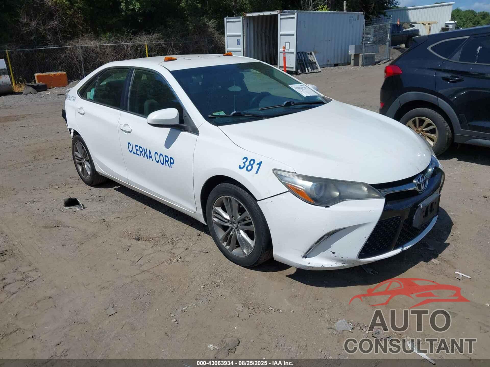 TOYOTA CAMRY 2017 - 4T1BF1FK8HU813611