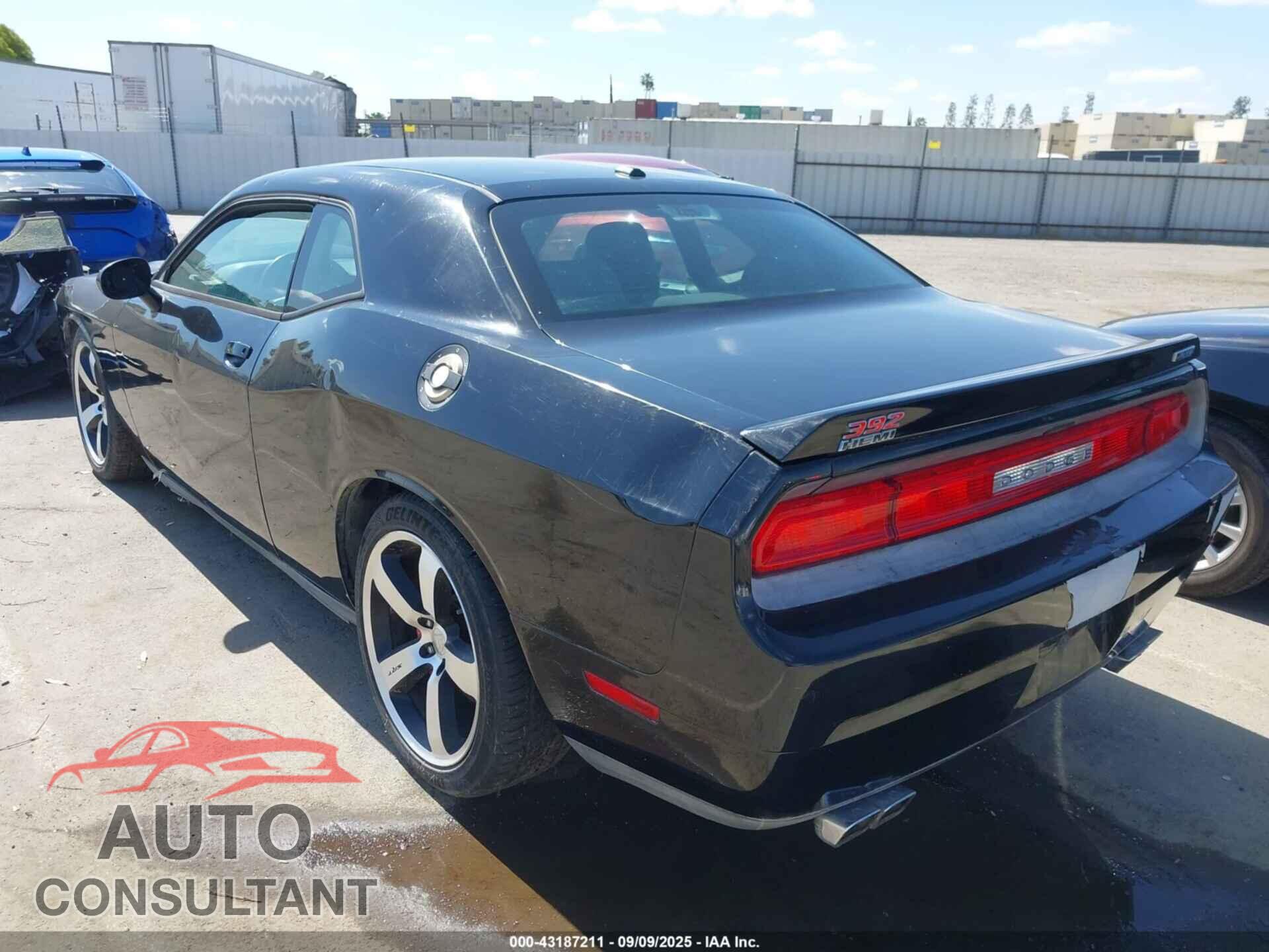 DODGE CHALLENGER 2012 - 2C3CDYCJ5CH208805