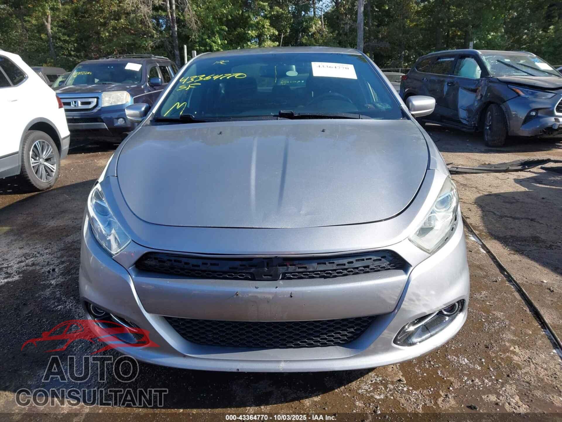 DODGE DART 2014 - 1C3CDFBB1ED909680