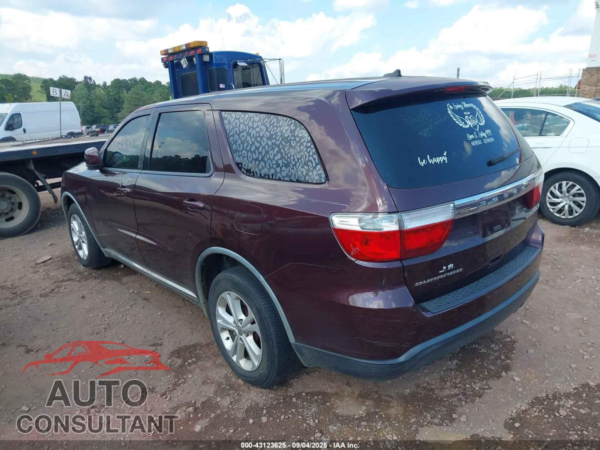 DODGE DURANGO 2012 - 1C4RDHAG7CC180599