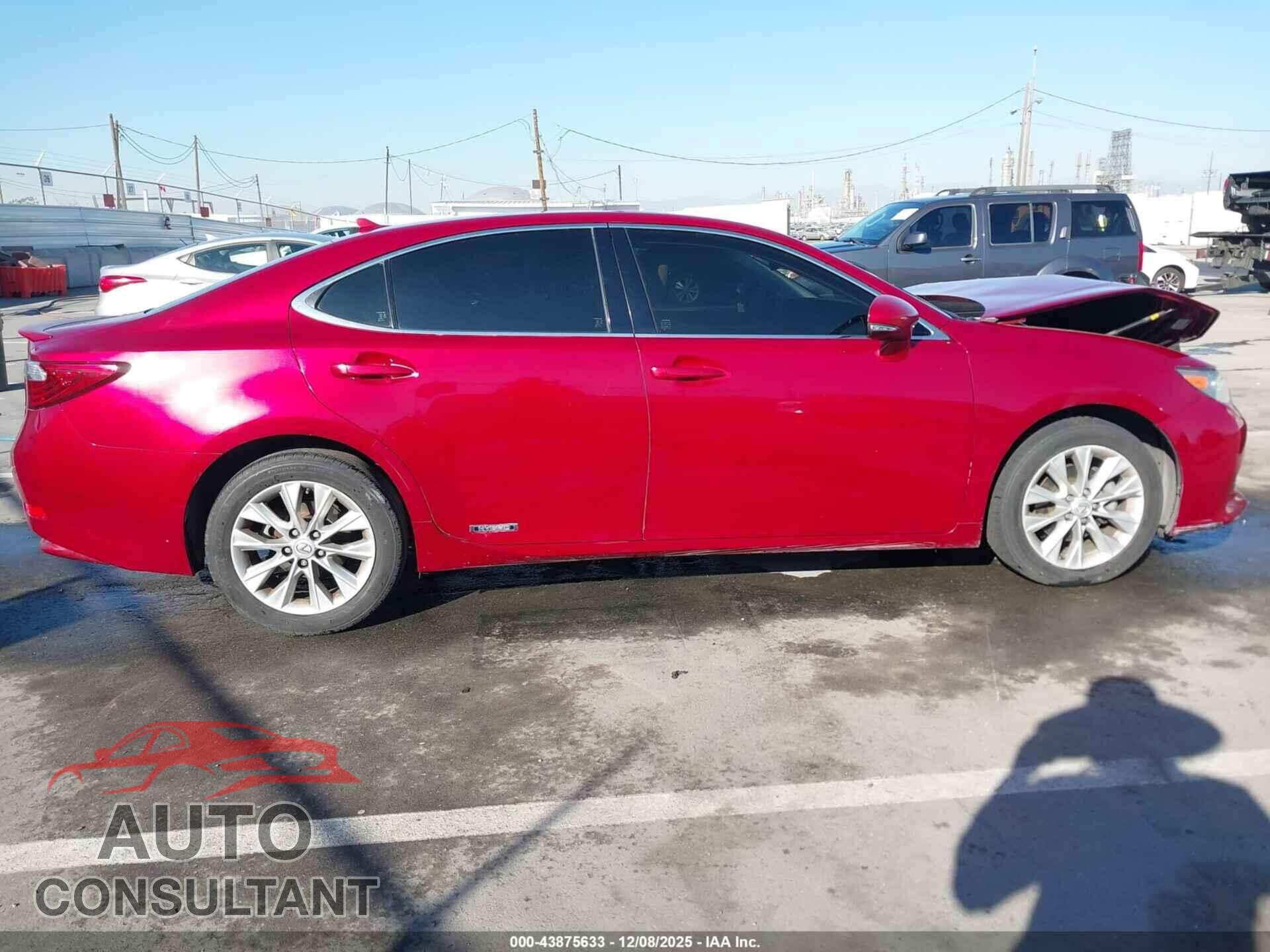 LEXUS ES 300H 2013 - JTHBW1GG7D2024904