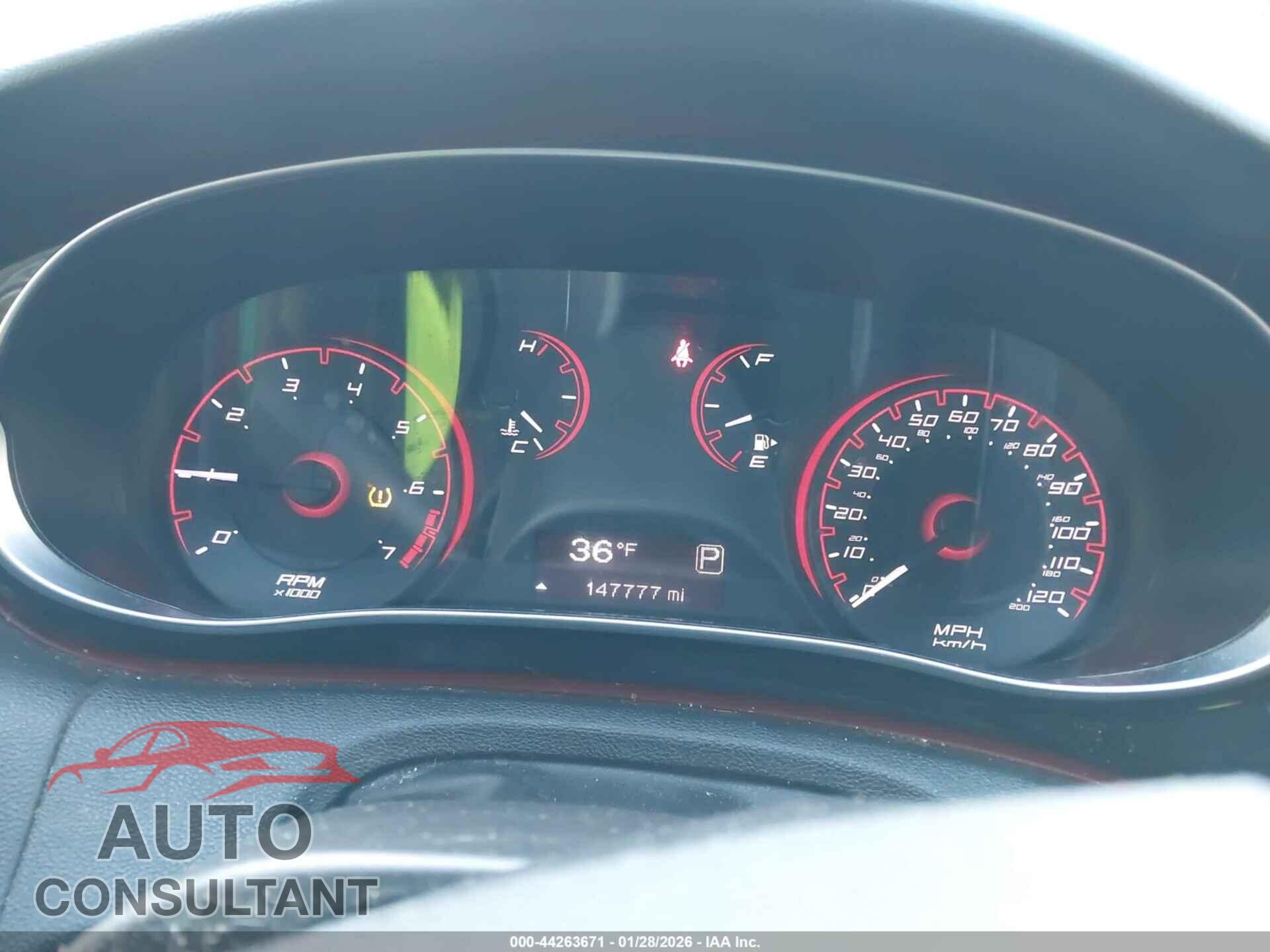 DODGE DART 2015 - 1C3CDFBB8FD362635