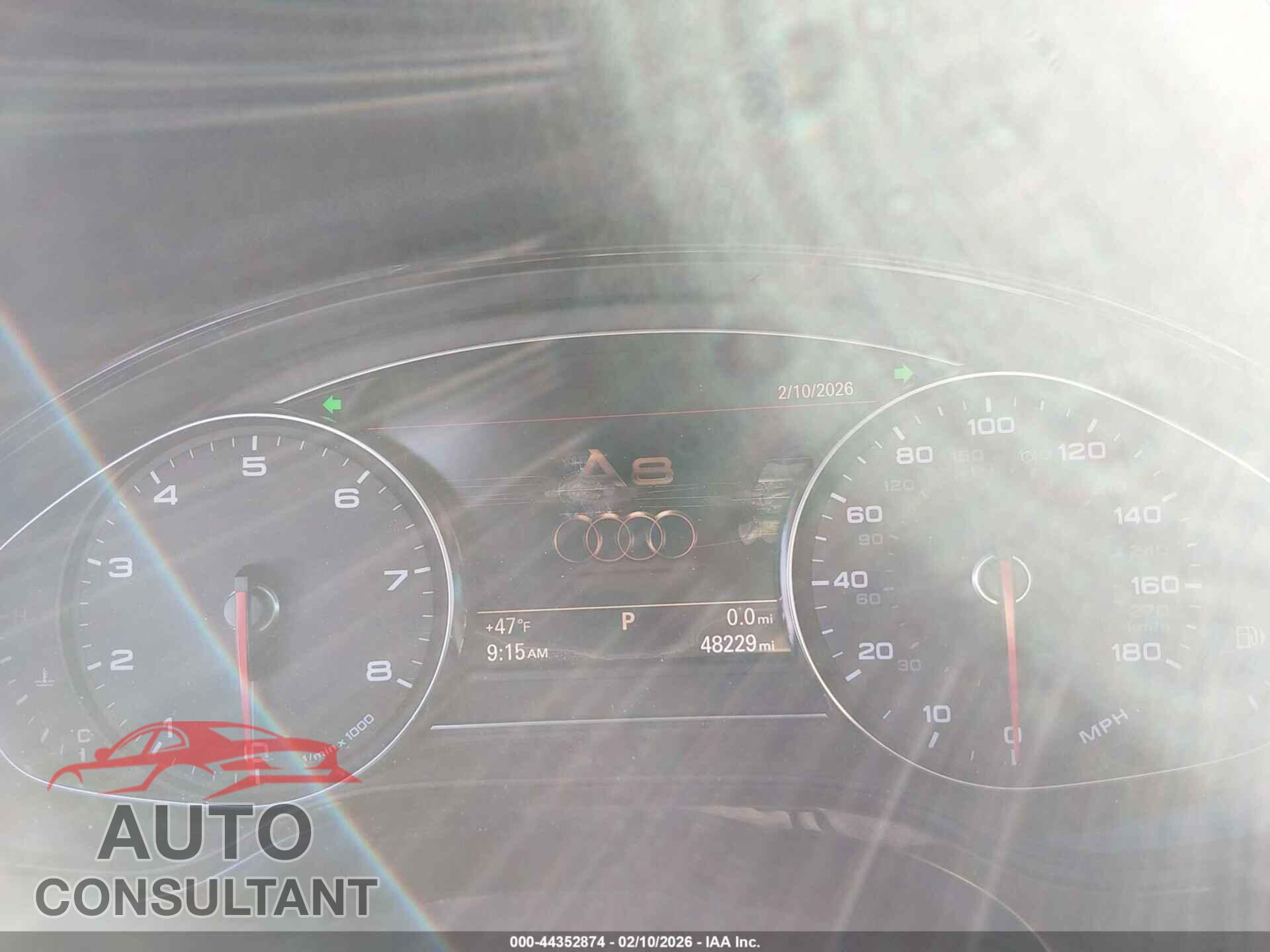 AUDI A8 L 2011 - WAURVAFD6BN018627