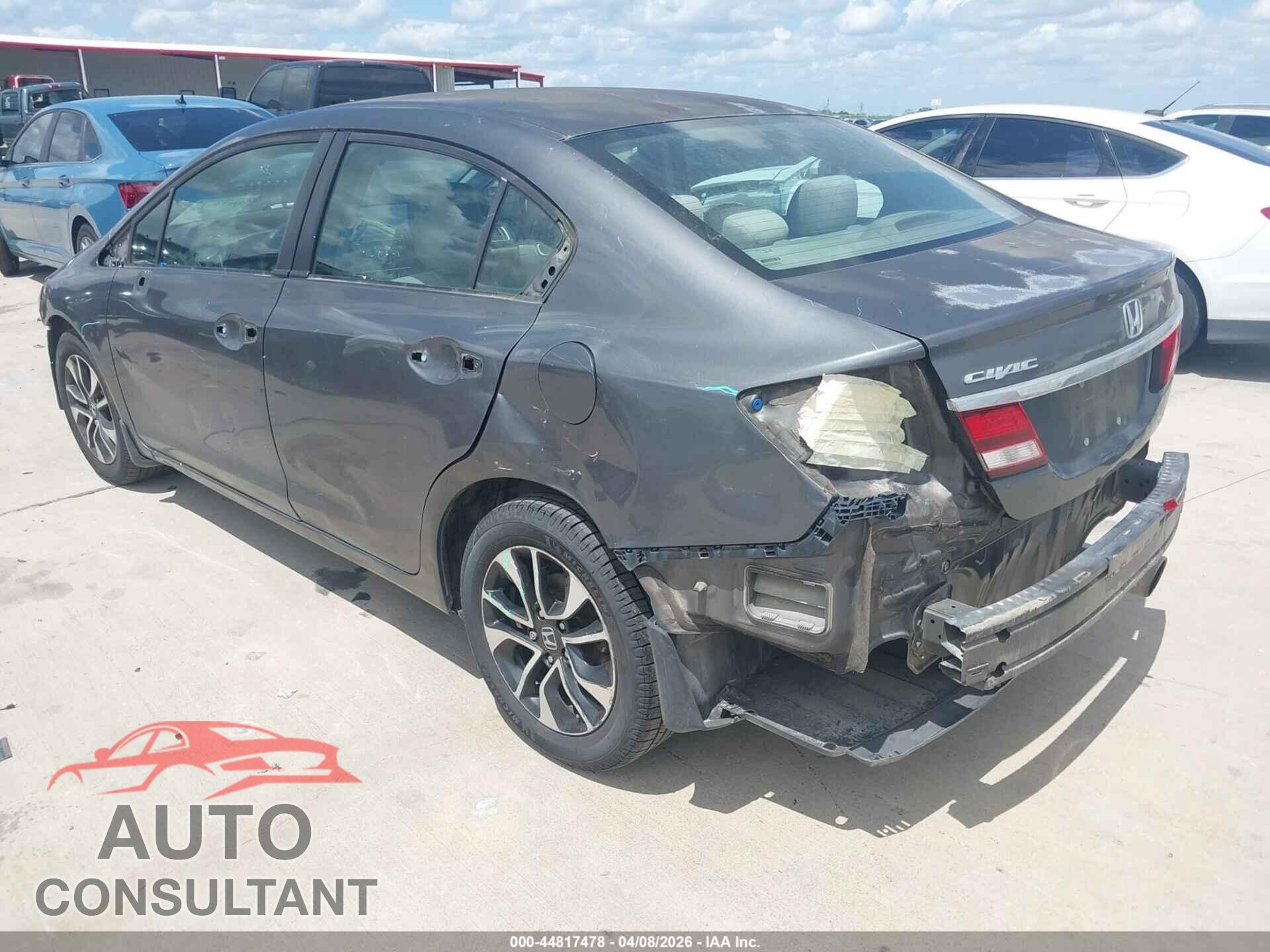 HONDA CIVIC 2013 - 2HGFB2F8XDH516933