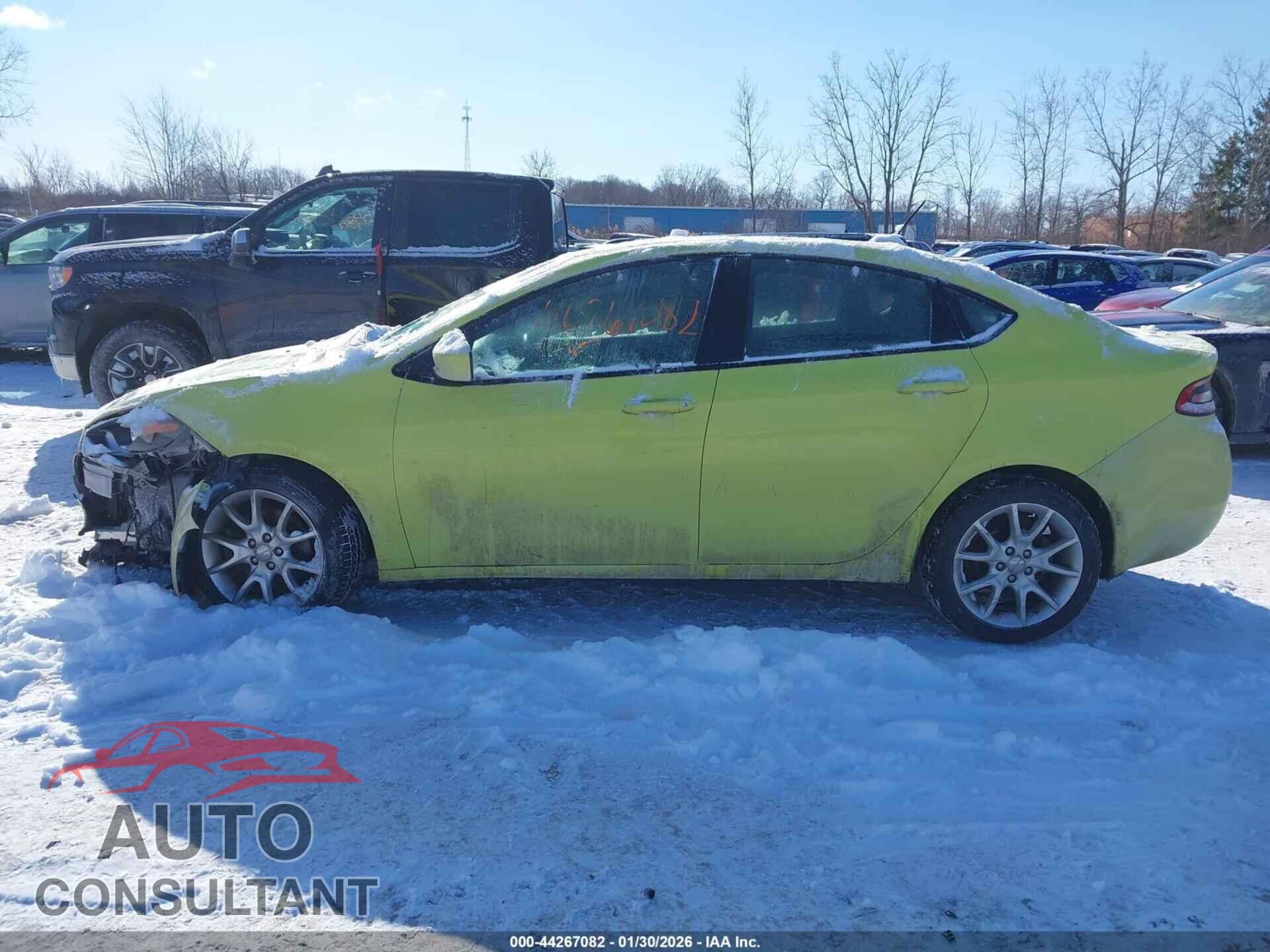DODGE DART 2013 - 1C3CDFBA4DD147743