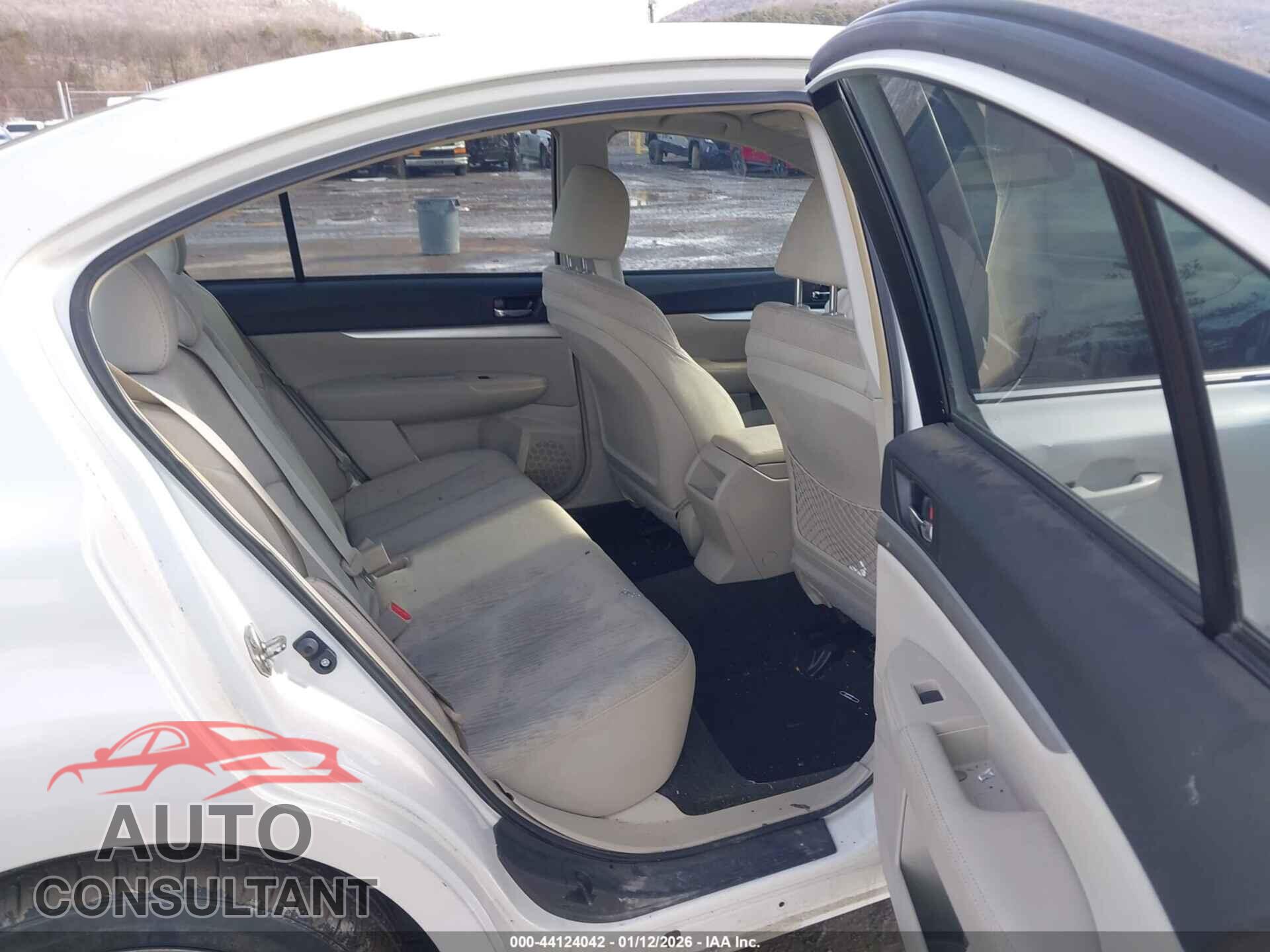 SUBARU LEGACY 2012 - 4S3BMBA60C3040769