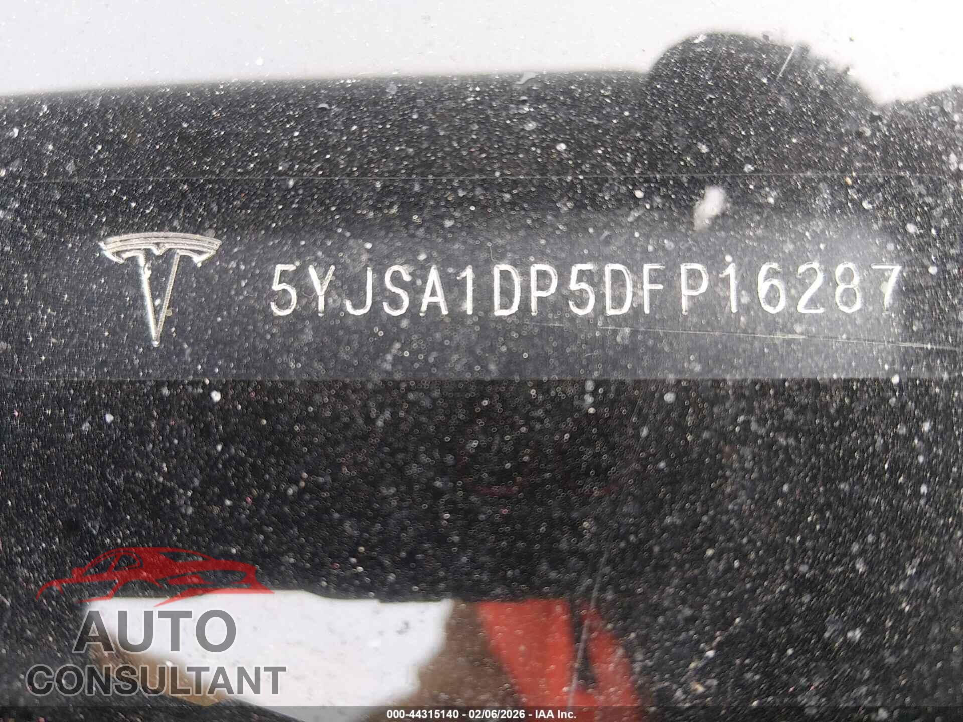 TESLA MODEL S 2013 - 5YJSA1DP5DFP16287