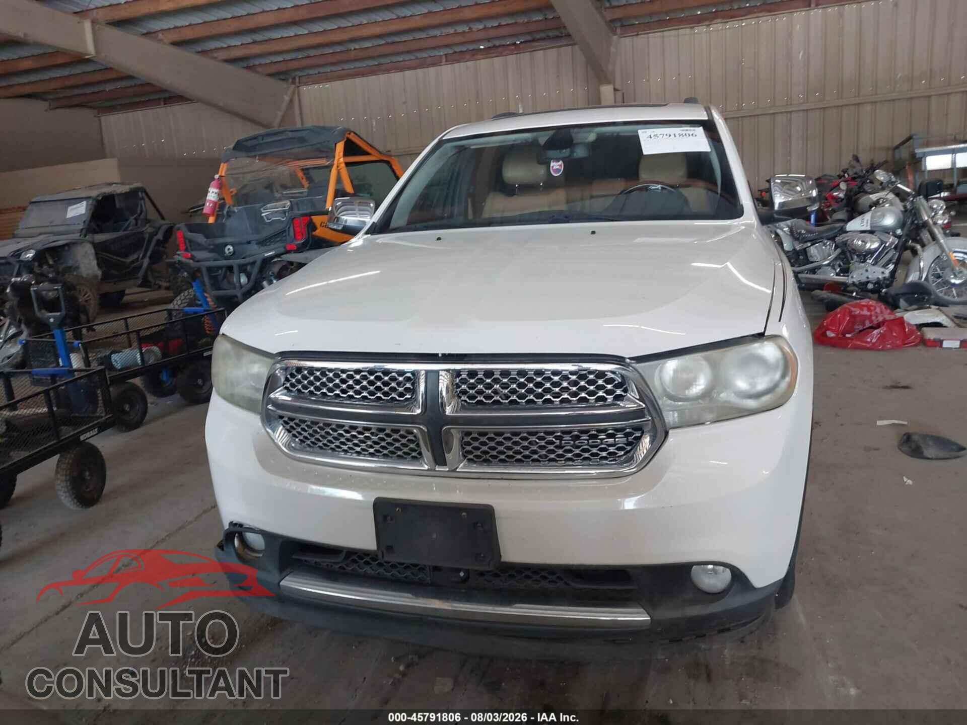 DODGE DURANGO 2011 - 1D4SE5GT6BC693300