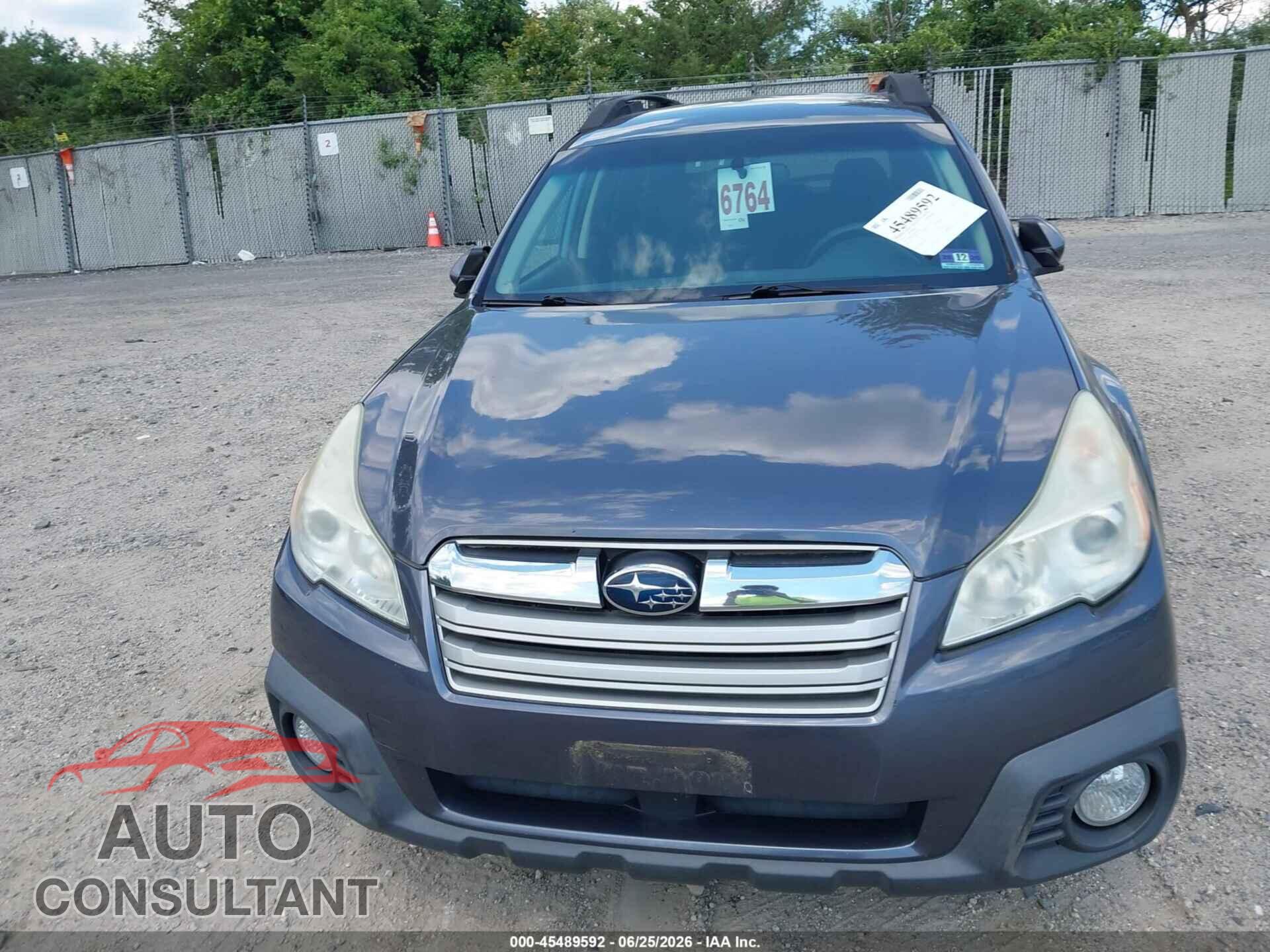 SUBARU OUTBACK 2014 - 4S4BRBCC4E3220209