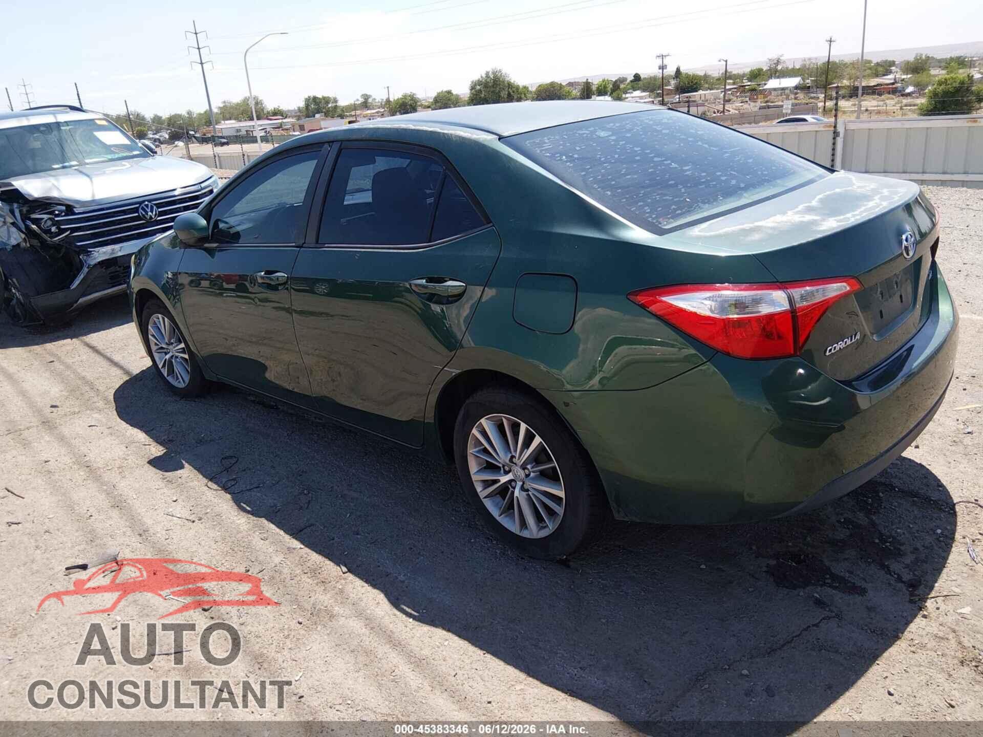 TOYOTA COROLLA 2014 - 2T1BURHE5EC008917