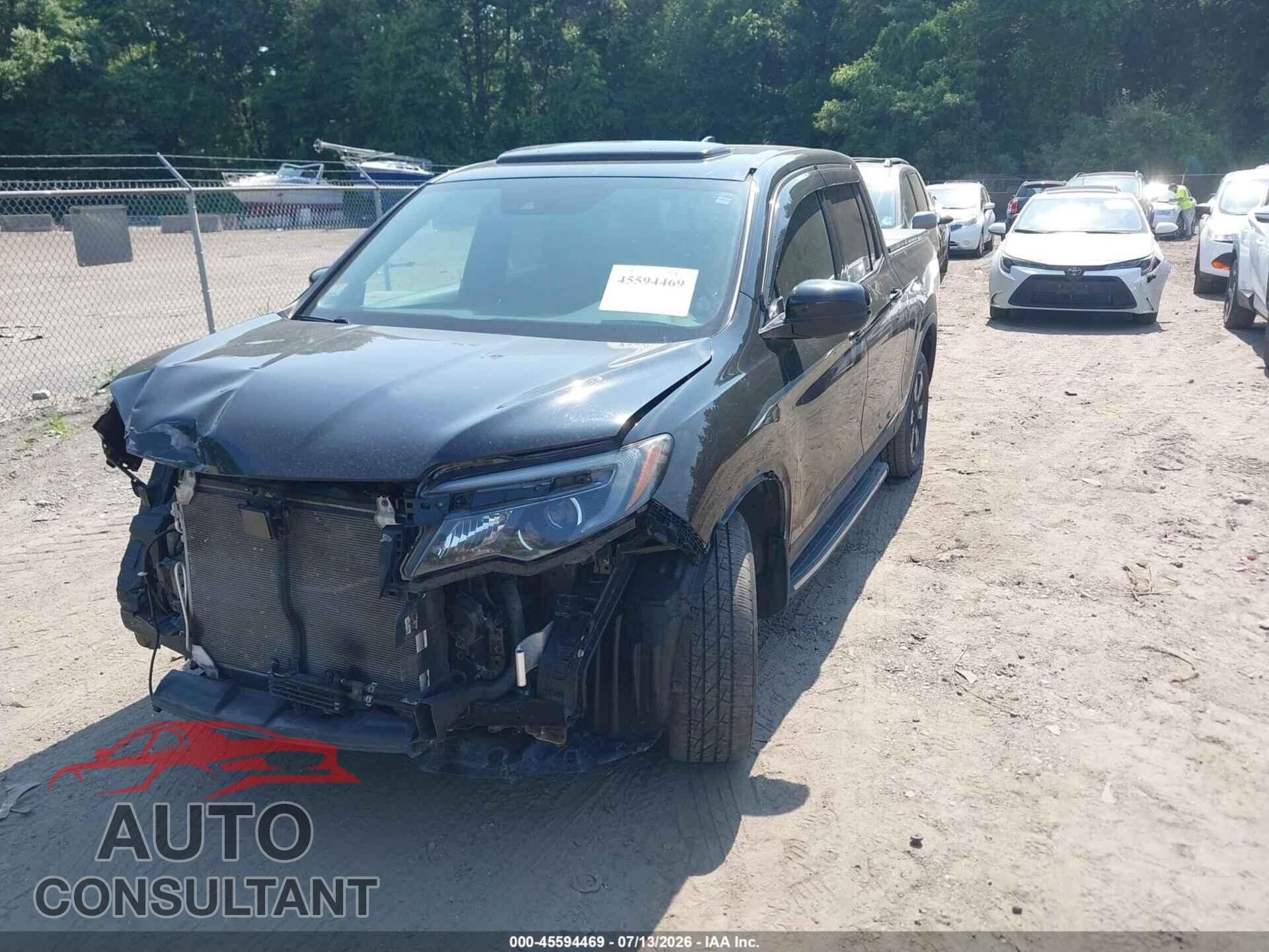 HONDA RIDGELINE 2017 - 5FPYK3F85HB009003