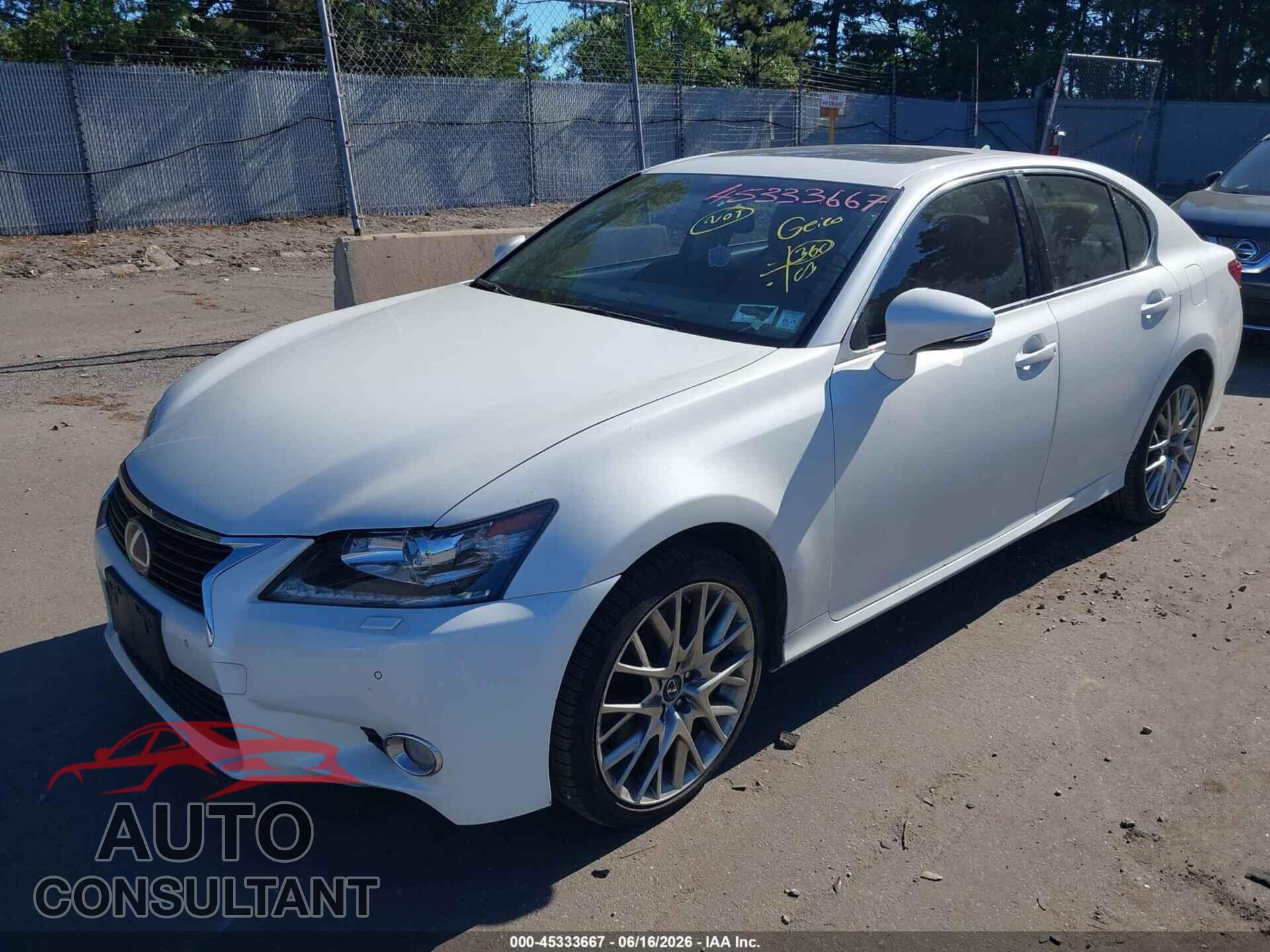 LEXUS GS 350 2014 - JTHCE1BL4E5027206