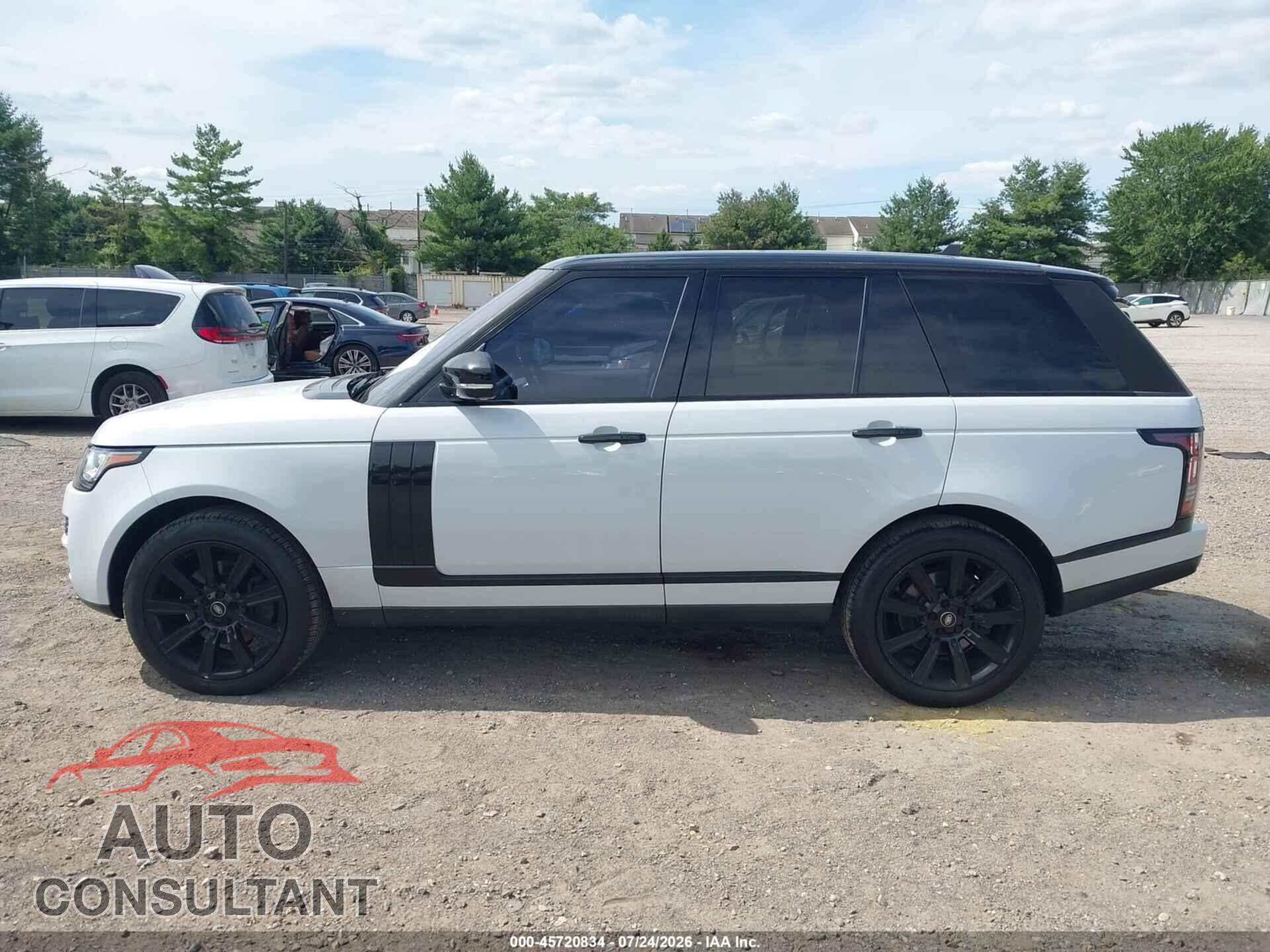 LAND ROVER RANGE ROVER 2016 - SALGS2KF9GA259248