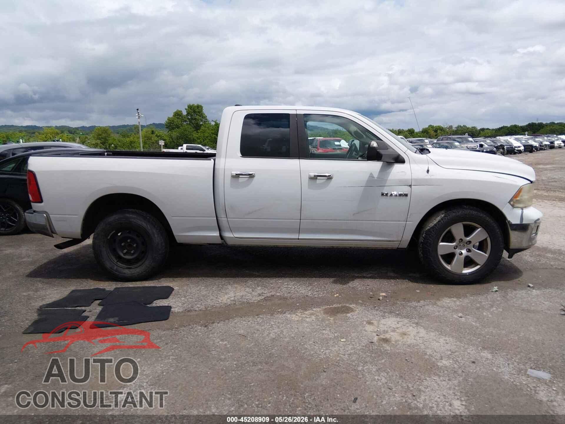DODGE RAM 1500 2010 - 1D7RV1GP3AS230189