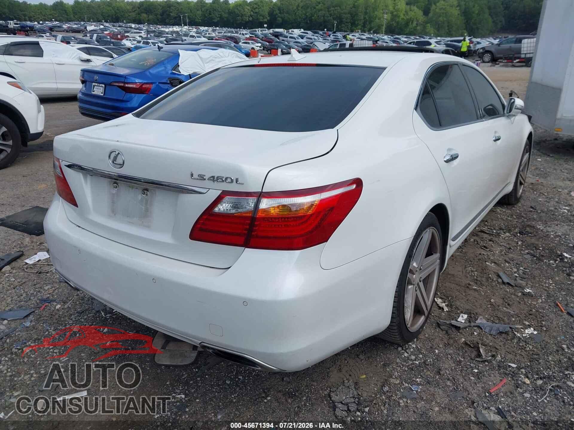 LEXUS LS 460 2012 - JTHGL5EF5C5045232