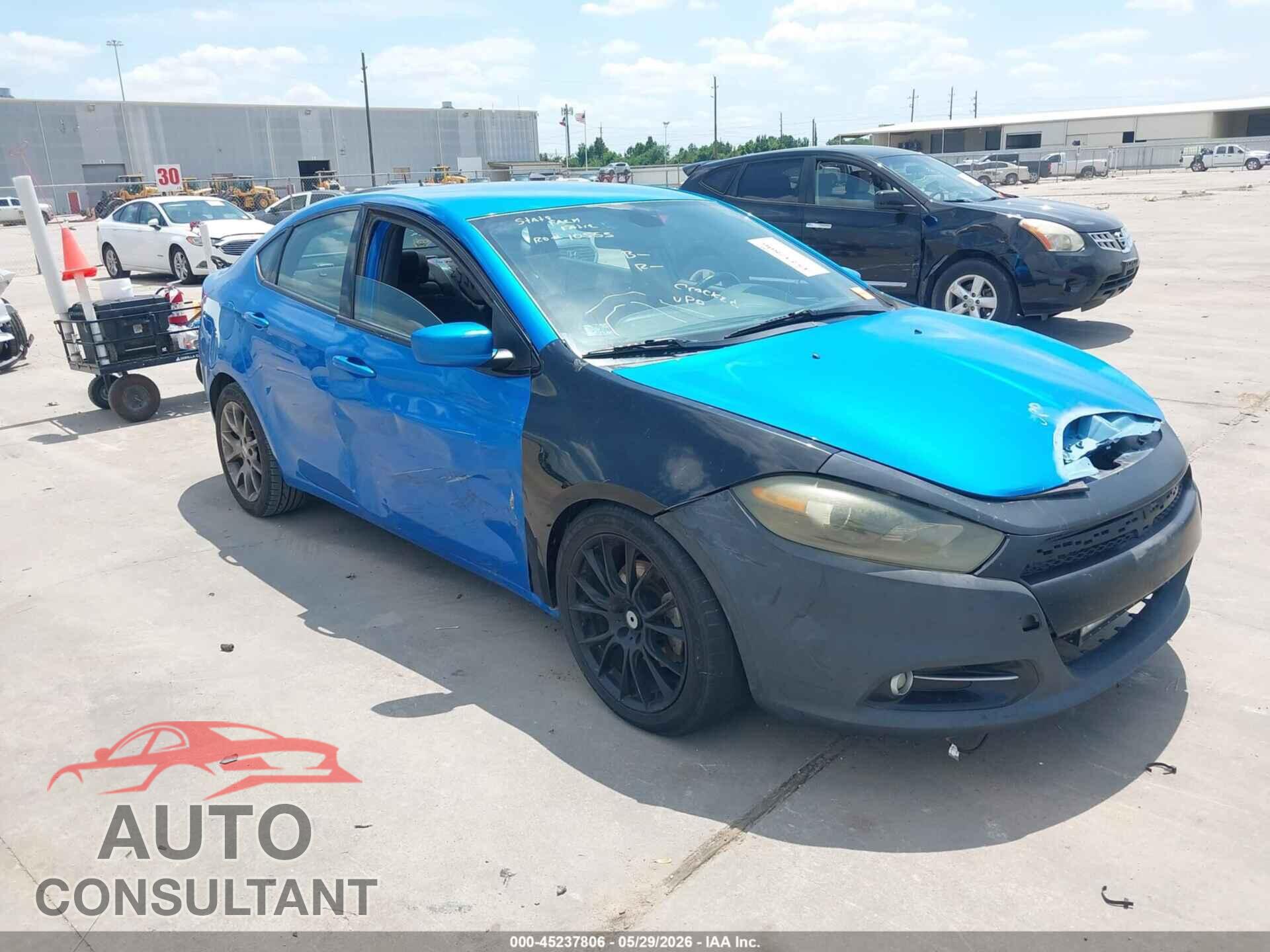 DODGE DART 2015 - 1C3CDFBB5FD237849