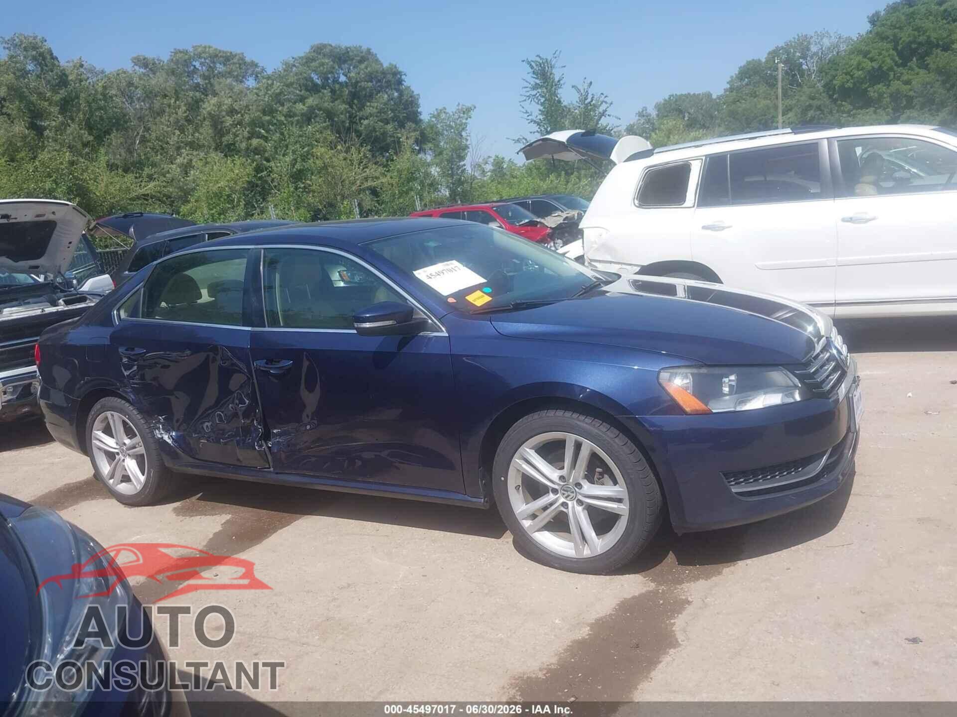 VOLKSWAGEN PASSAT 2014 - 1VWBN7A36EC100344