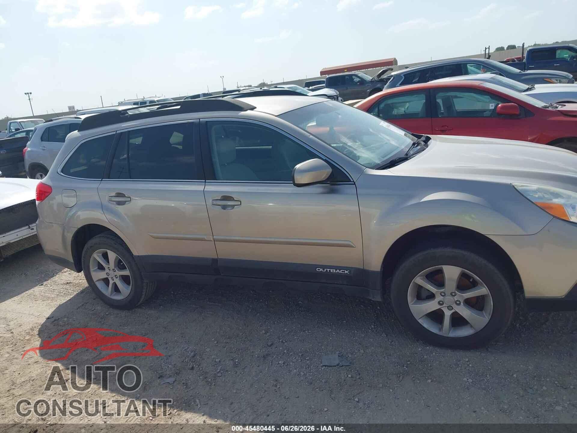 SUBARU OUTBACK 2014 - 4S4BRCCC3E3214391