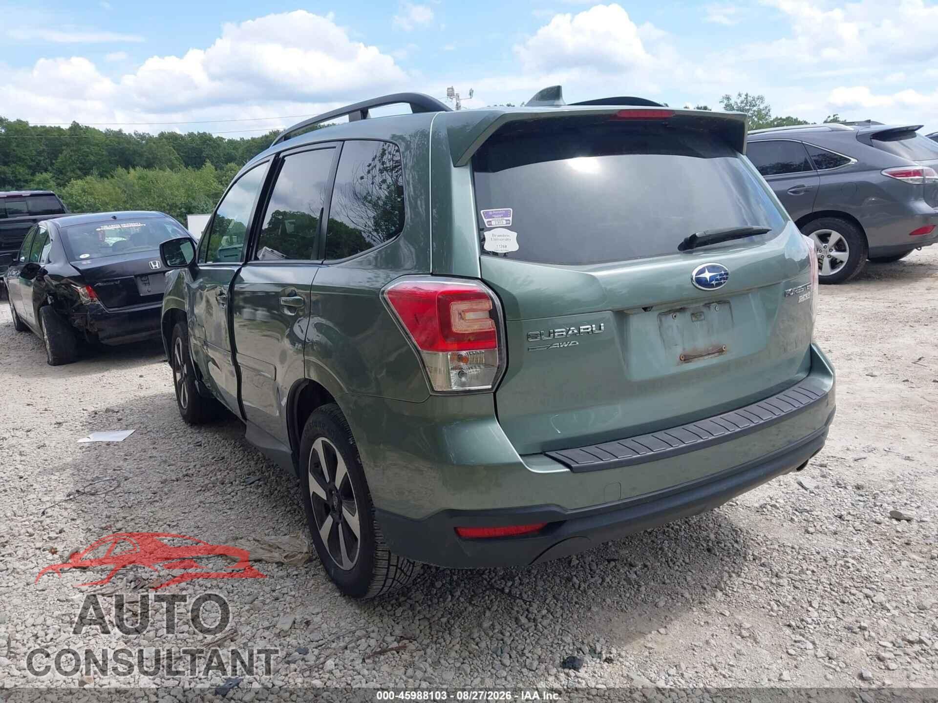 SUBARU FORESTER 2017 - JF2SJAGC5HH425577