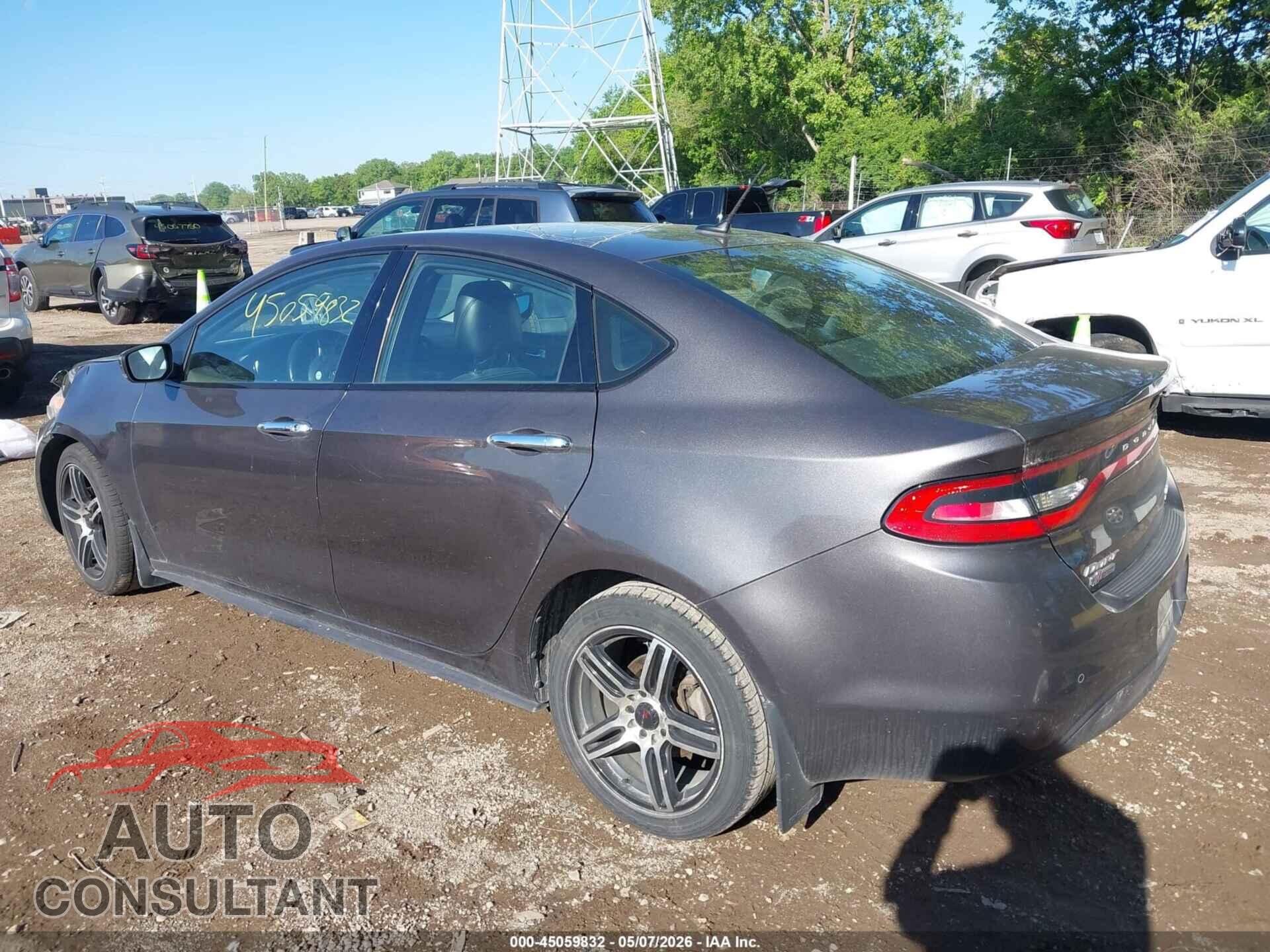 DODGE DART 2014 - 1C3CDFCB8ED903826