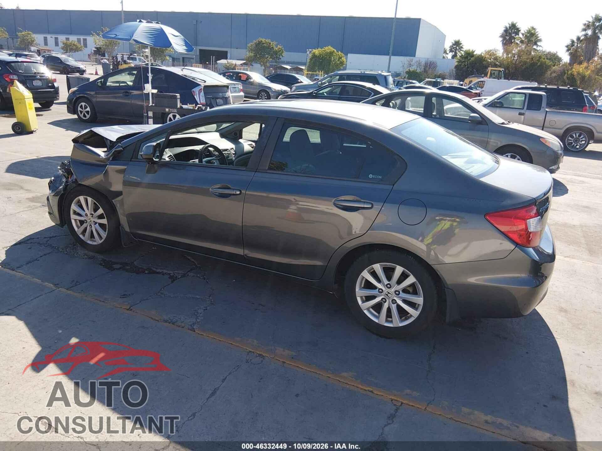 HONDA CIVIC 2012 - 2HGFB2F88CH607875